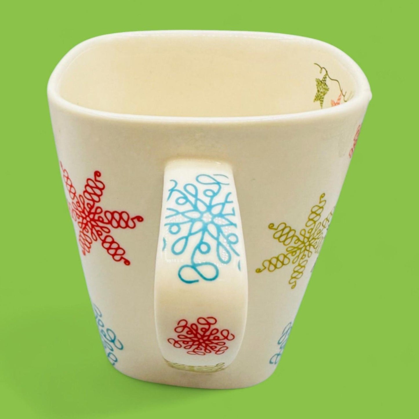 Vintage Starbucks 2005 Stars And Snowflakes Mug - Seasonal Christmas