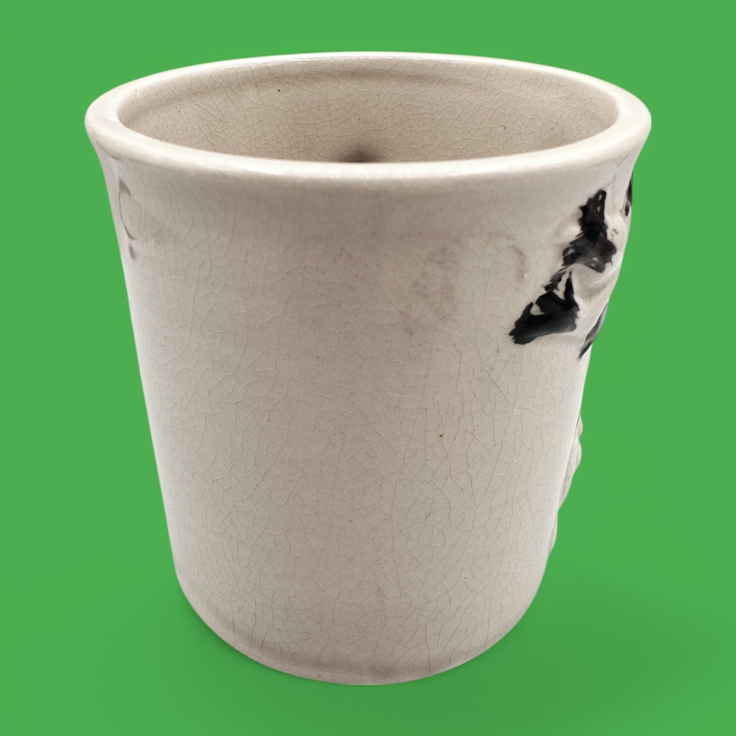 Vintage Golf Mug - Bird Stealing Ball - Japan Enesco