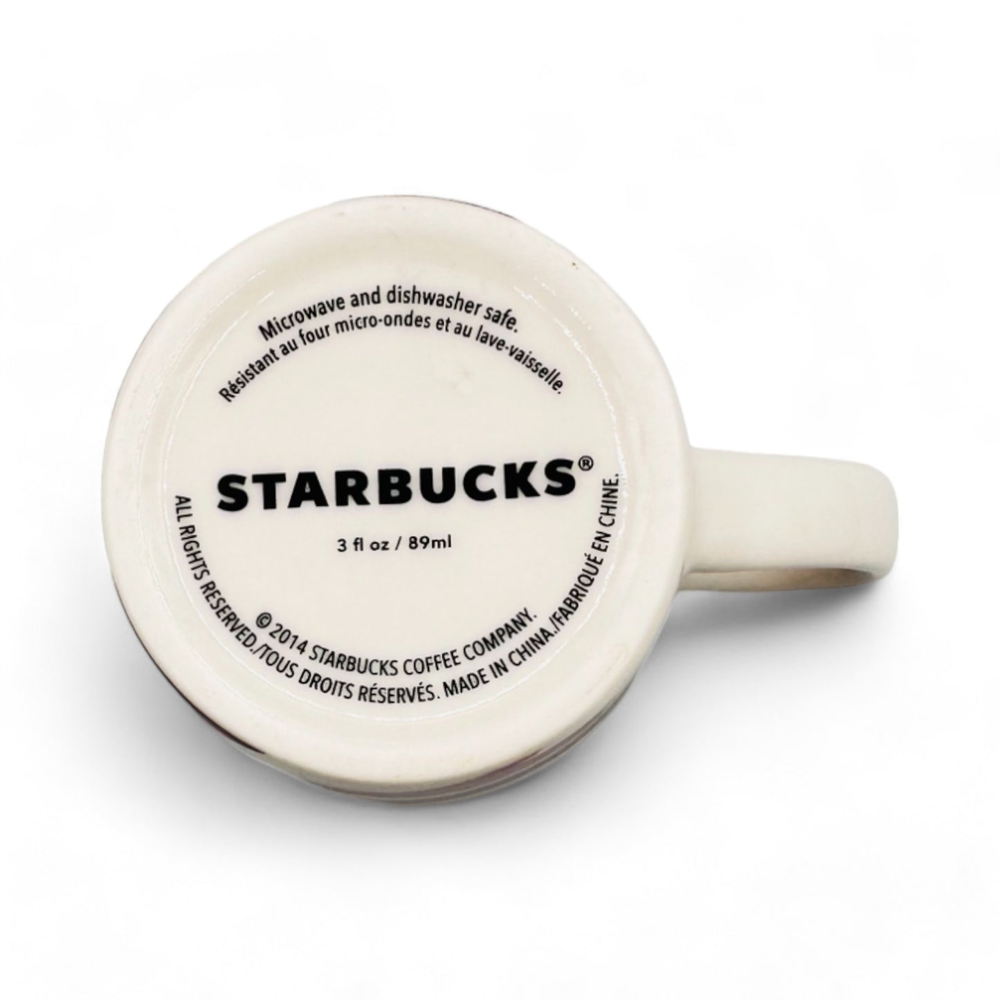 Peppermint Swirl Starbucks Espresso Demitasse Cup