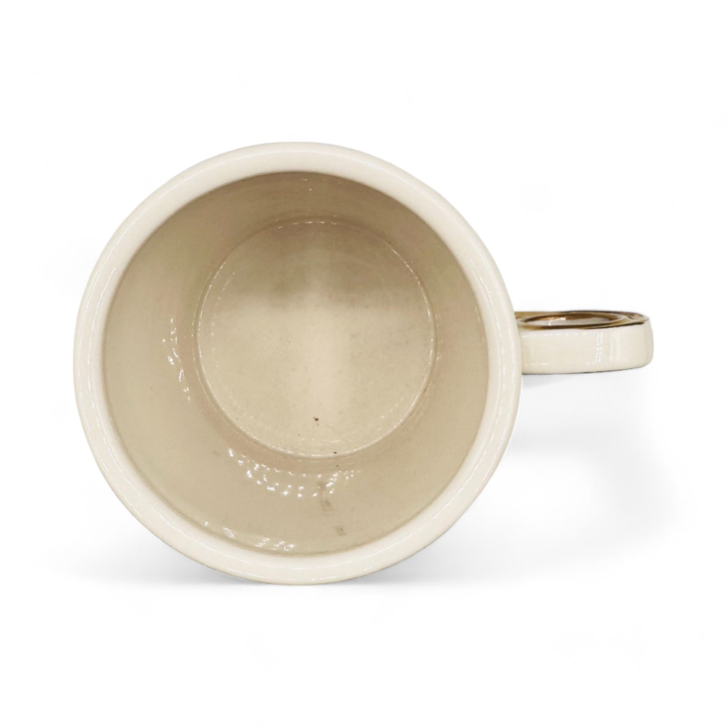Anthropologie Mug - Monogrammed Gold Letter T Coffee Mug - Shaving Mug