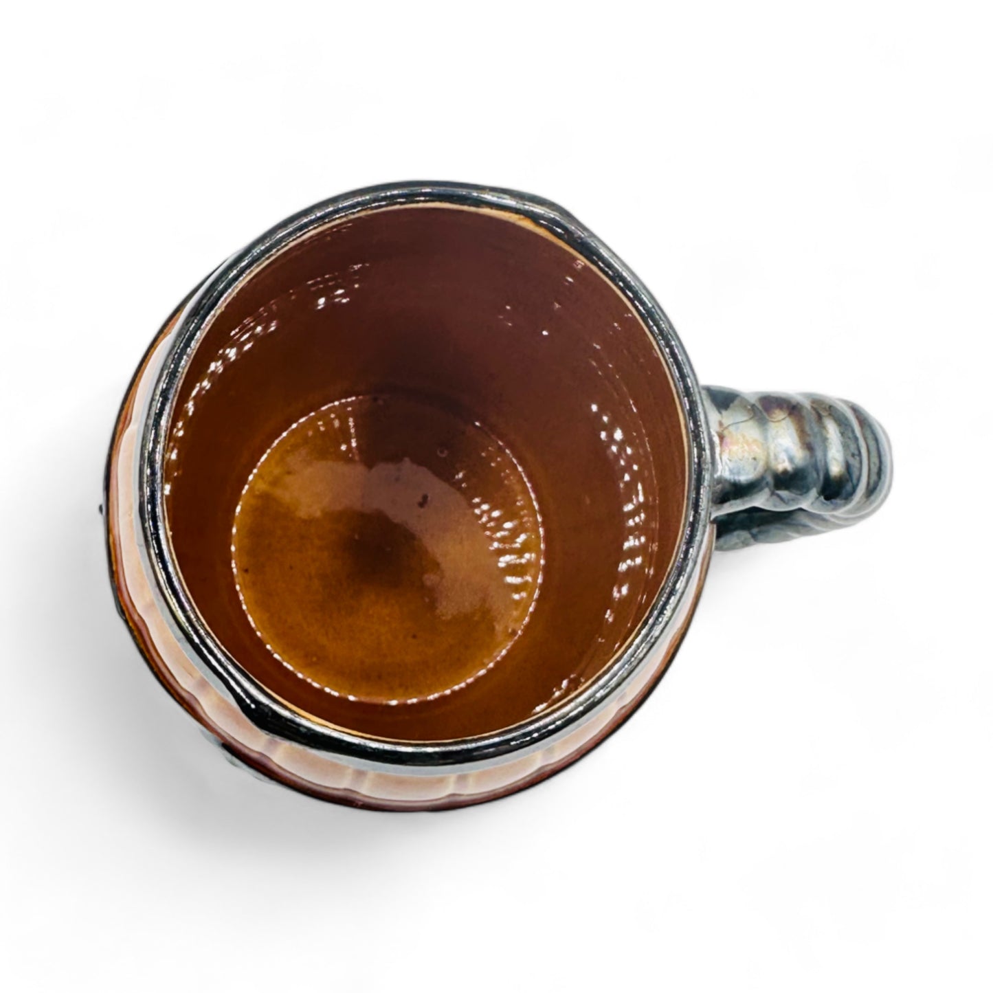Vintage Rustic Beer Barrel-Inspired Beer Mug with Rounded Design