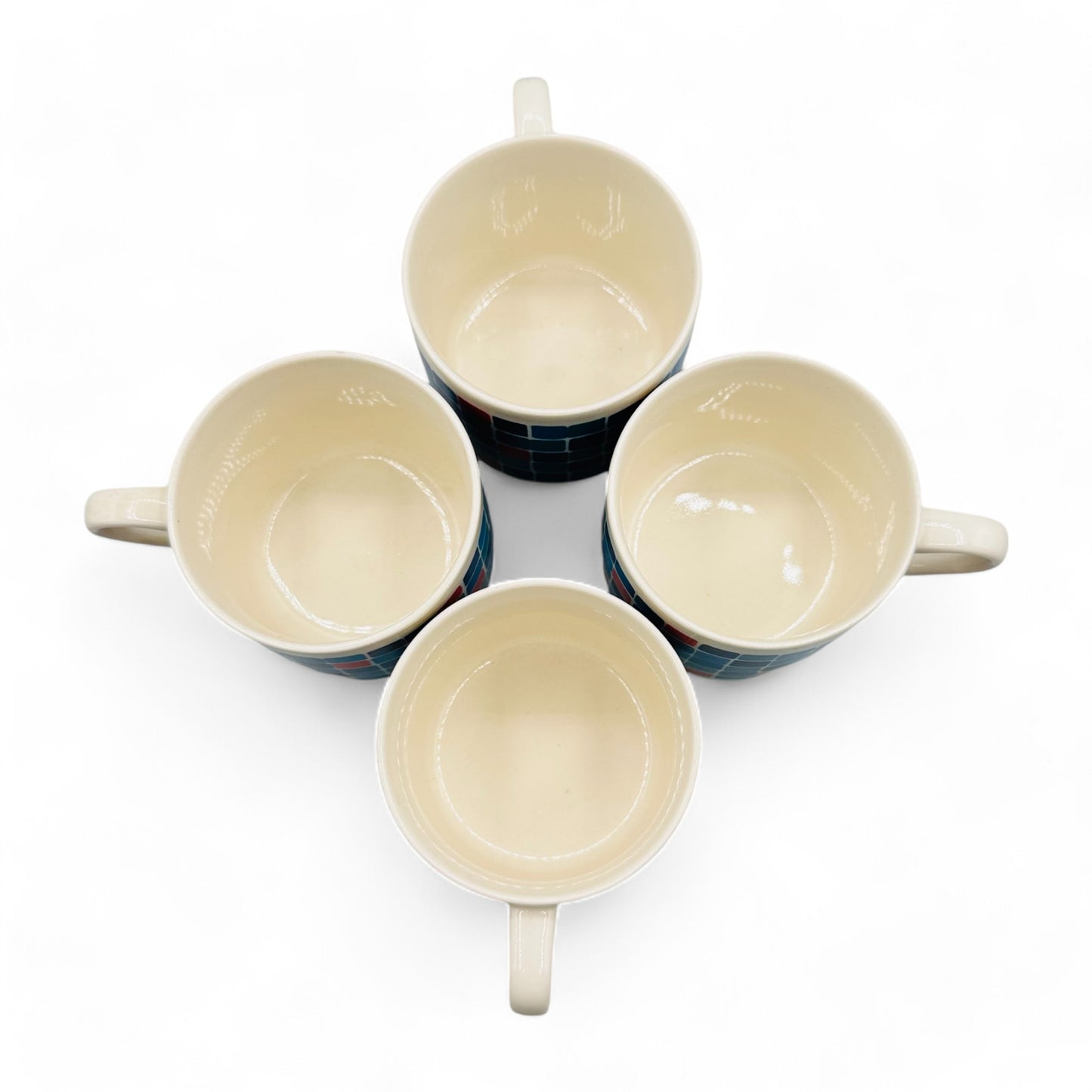 Vintage 1960s Melita Mid-century Modern Demitasse Cups - Set of 4