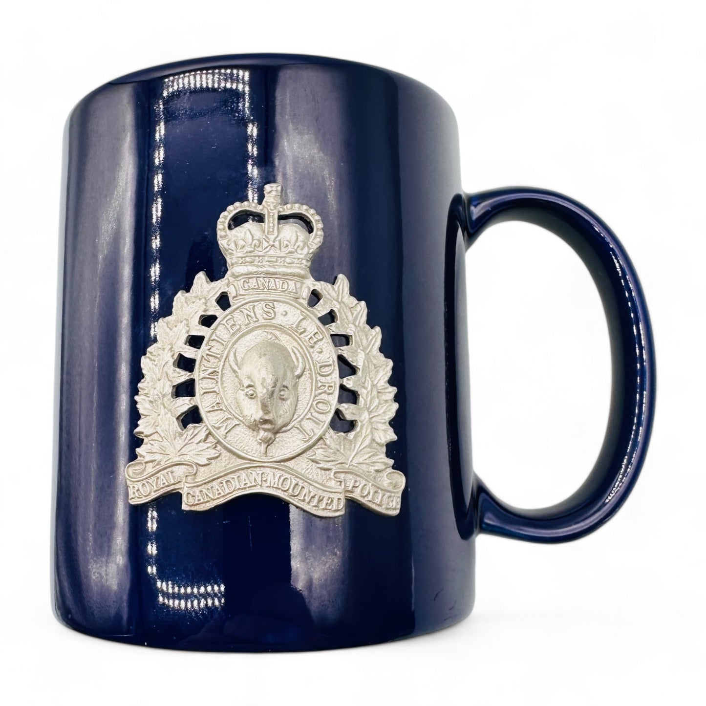 Vintage Royal Canadian Mounted Police Crest Mug - RCMP