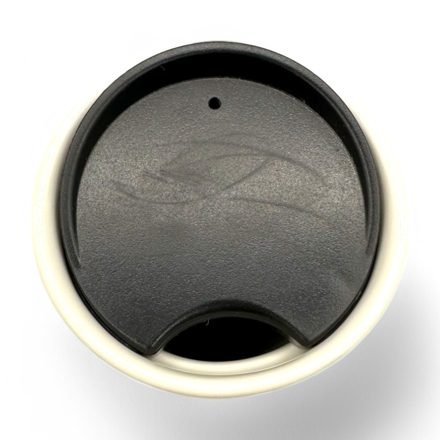 Starbucks Travel Tumbler Mug features a modern black lid and a unique watercolor design, perfect for on-the-go beverages.