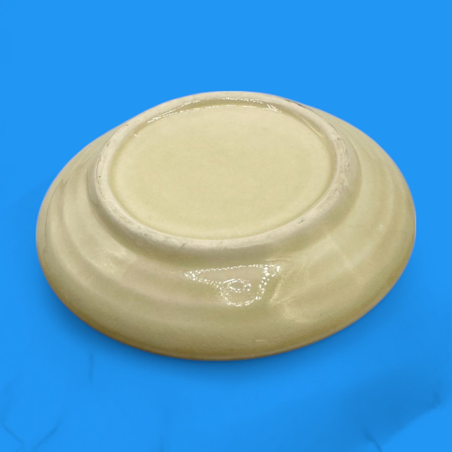 Elegant Vintage Japanese Celadon Dish - Plum Blossom Design, showcasing delicate jade-like glaze and vibrant hand-painted details.