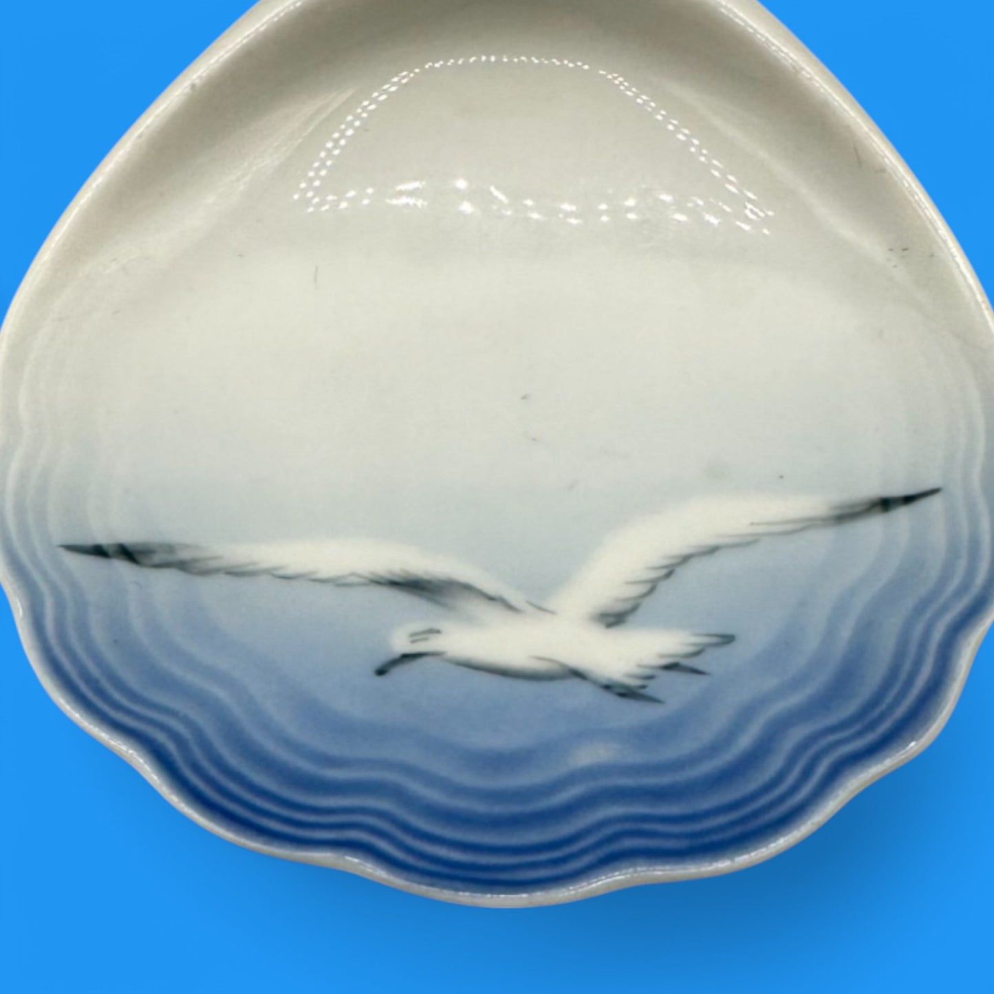 Vintage Seagull Oyster Shell Dish - Bing & Grondahl, Denmark Danish