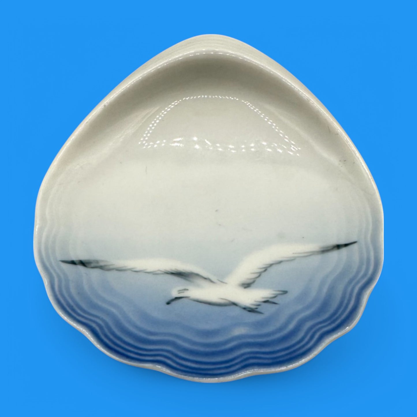 Vintage Seagull Oyster Shell Dish - Bing & Grondahl, Denmark Danish