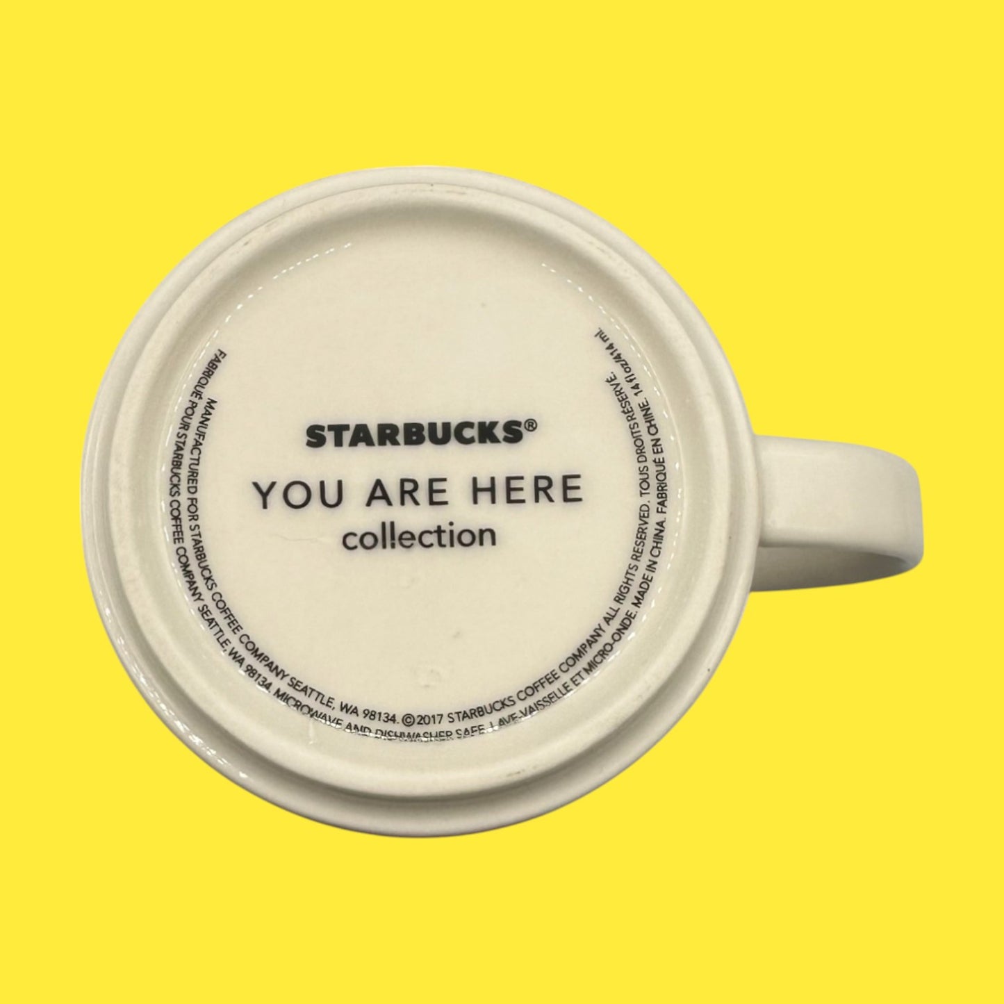 Starbucks "You Are Here" Collection - Montreal Mug (2015) - Replacement Mug! showcases Montreal's charm and spirit.