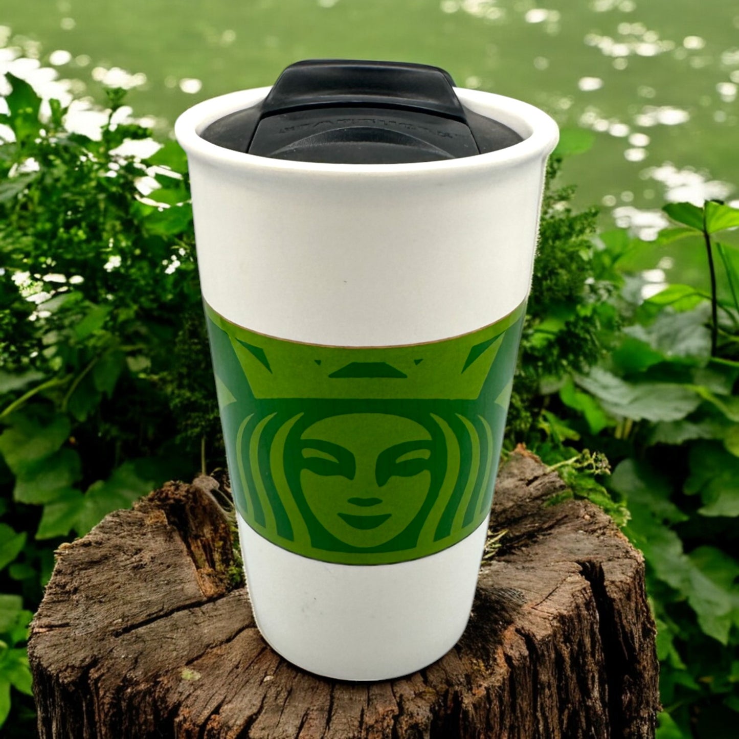 Starbucks Travel Mug (16oz) – Replacement Mug with Green Siren Wrap
