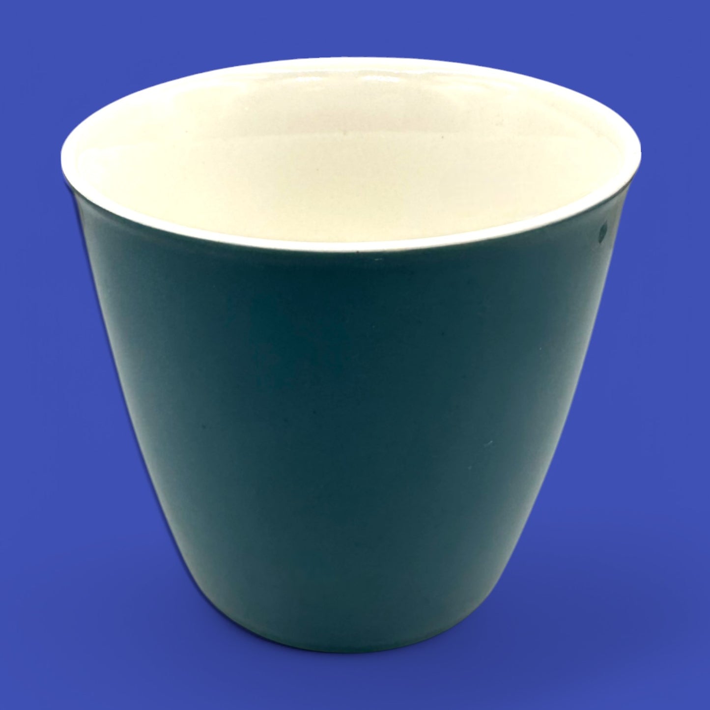 Starbucks Blue Ceramic Replacement Mug with White Lettering - 14 fl oz / 414 ml - 2010, featuring a modern design.