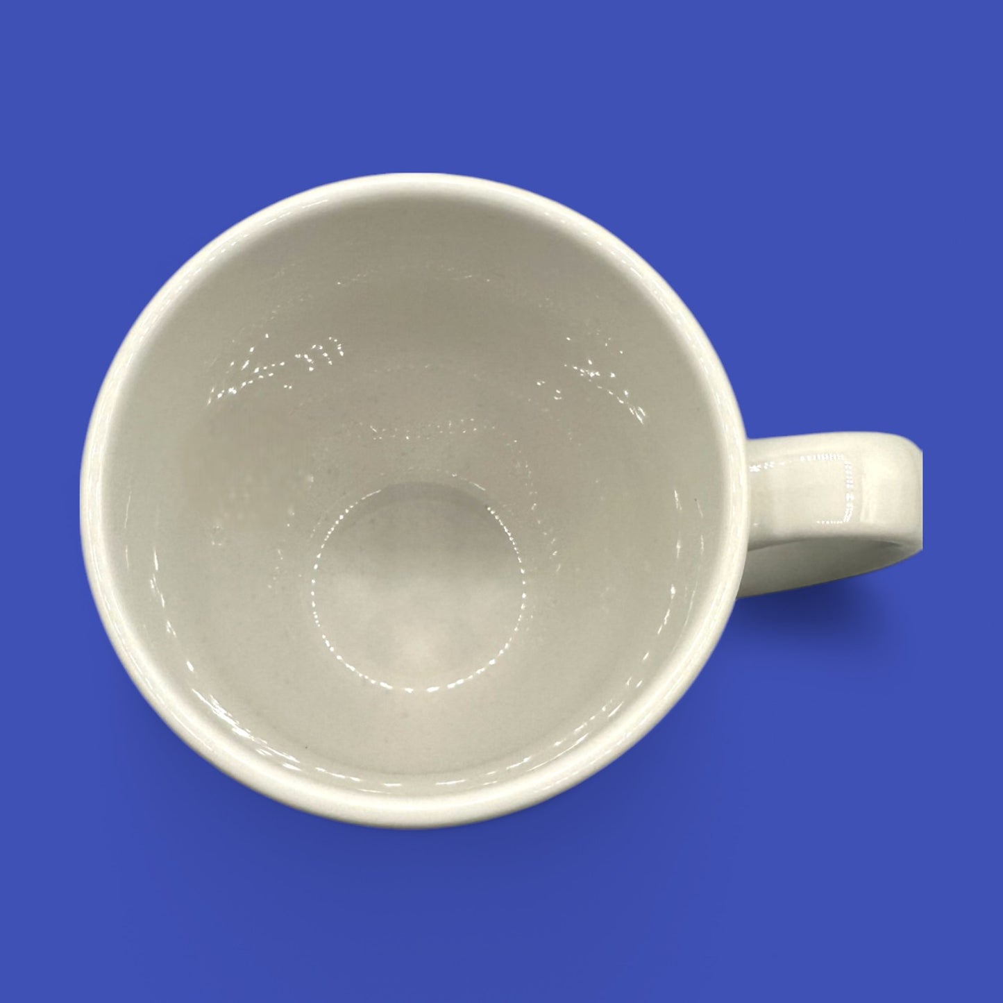 Classic A&W replacement mug, bright white ceramic with iconic logo, perfect for coffee lovers and collectors.