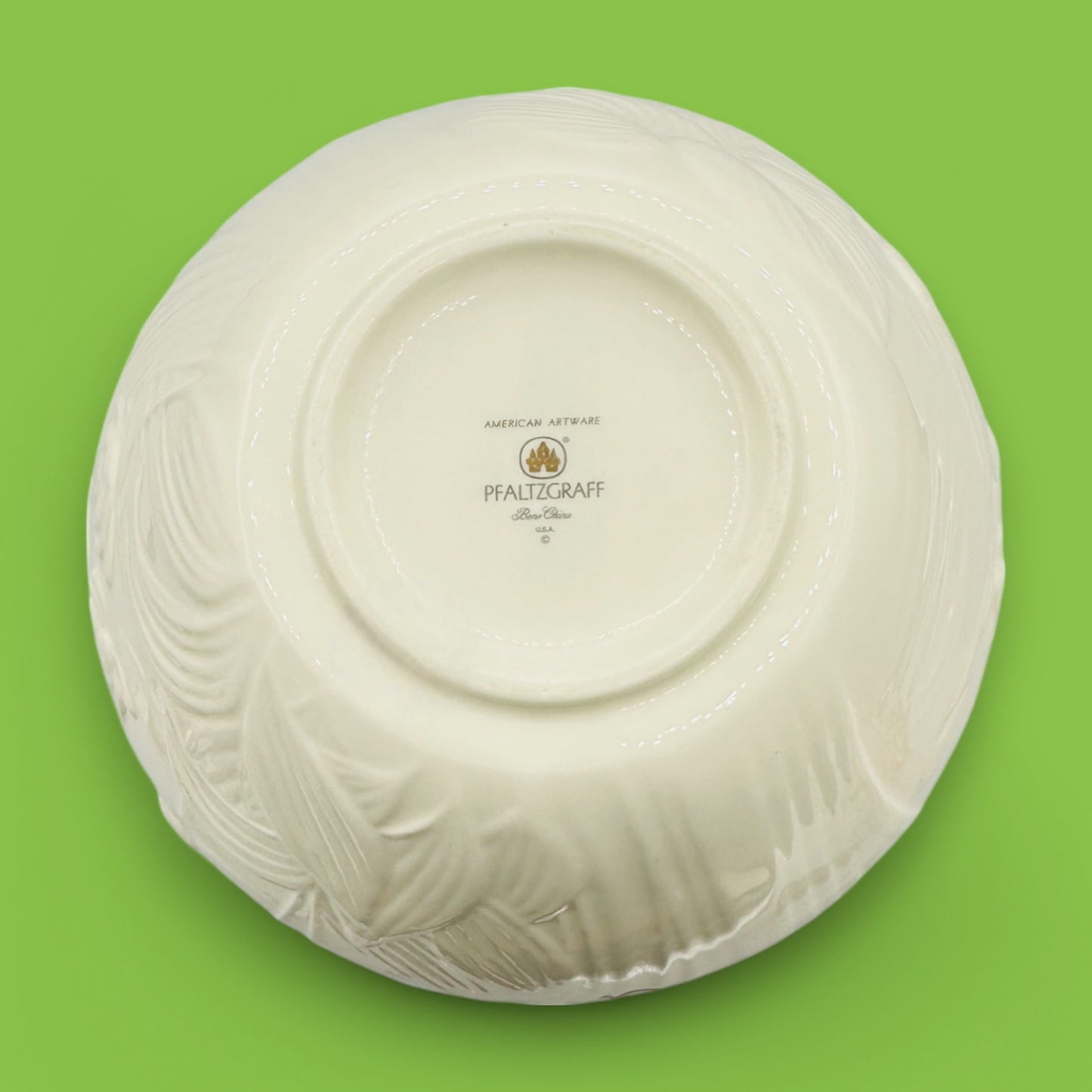 Pfaltzgraff Water Garden Vase, Dragonfly Embossed Bone China 6.5" showcases elegant craftsmanship with floral details.