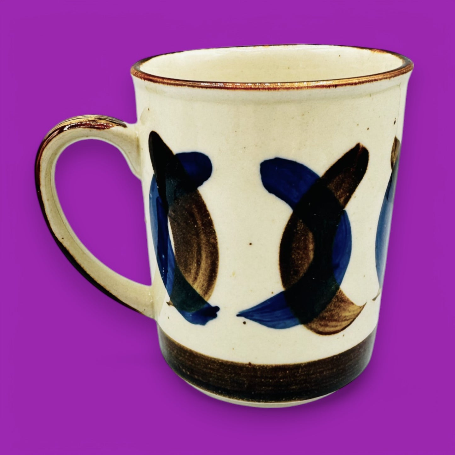 Vintage Japanese Hand-Painted Coffee Mug – Replacement Mug (10–12oz)