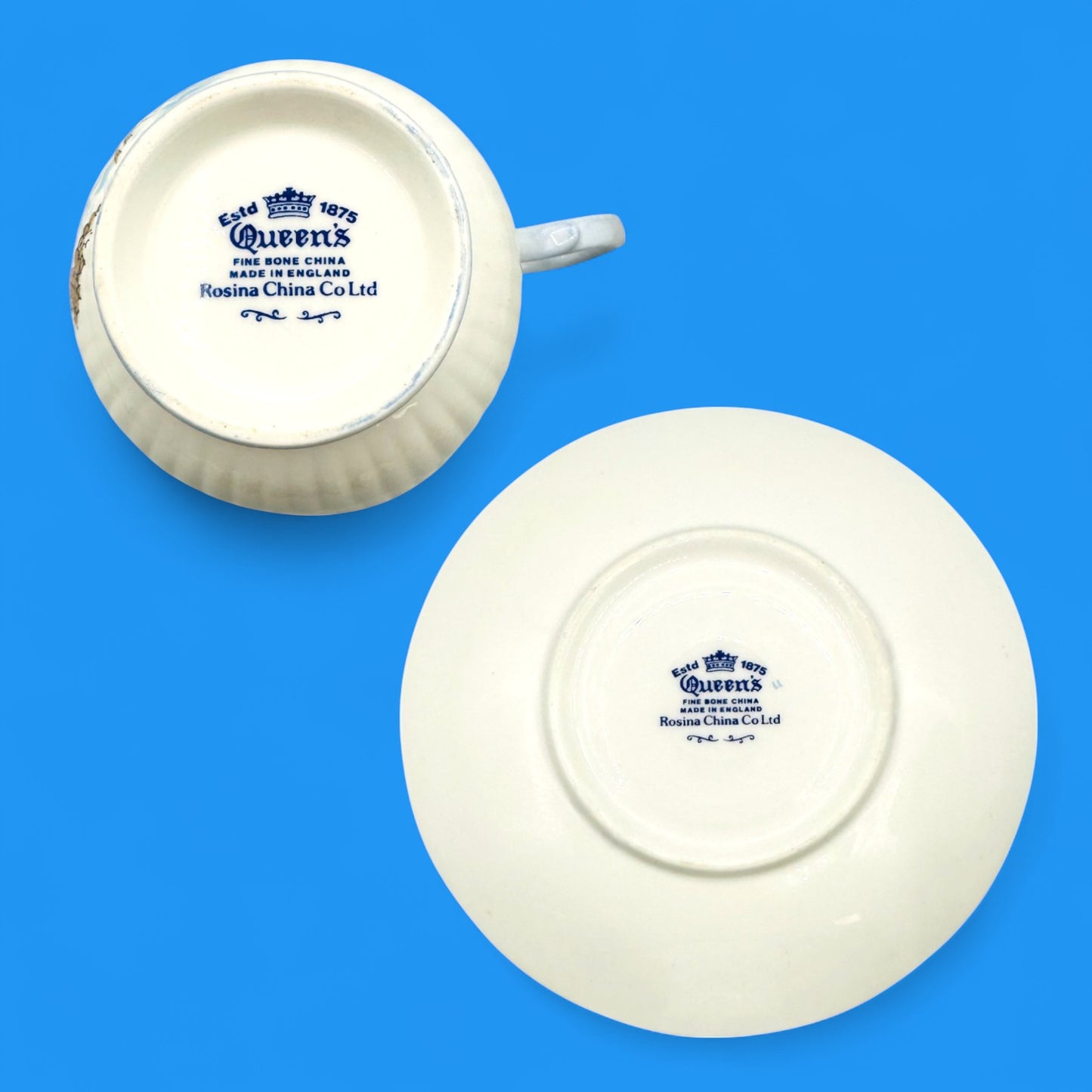 English Bone China 14-piece Queen’s by Rosina Bone China Seagull Tea Set - Tea Cup