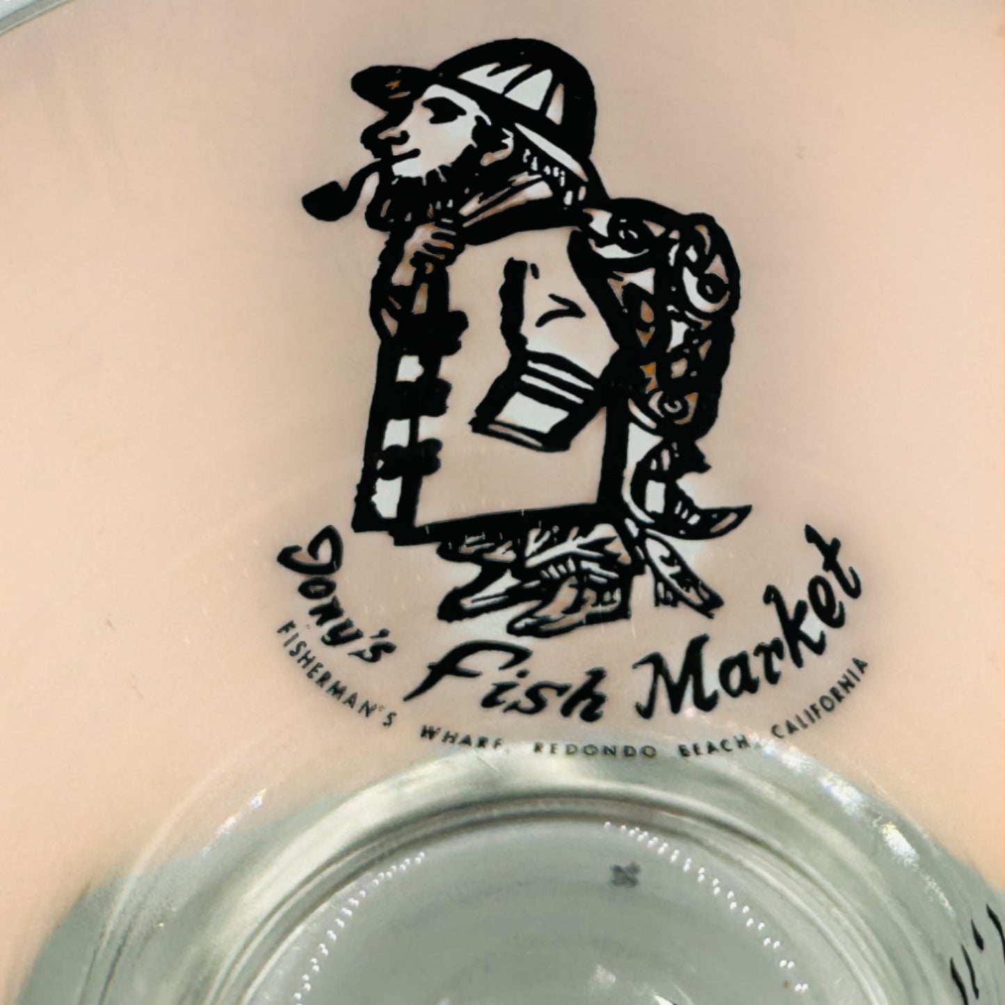 Tom’s Fish Market Low Ball Glasses – Set of 2 Redondo Beach Souvenir Cups