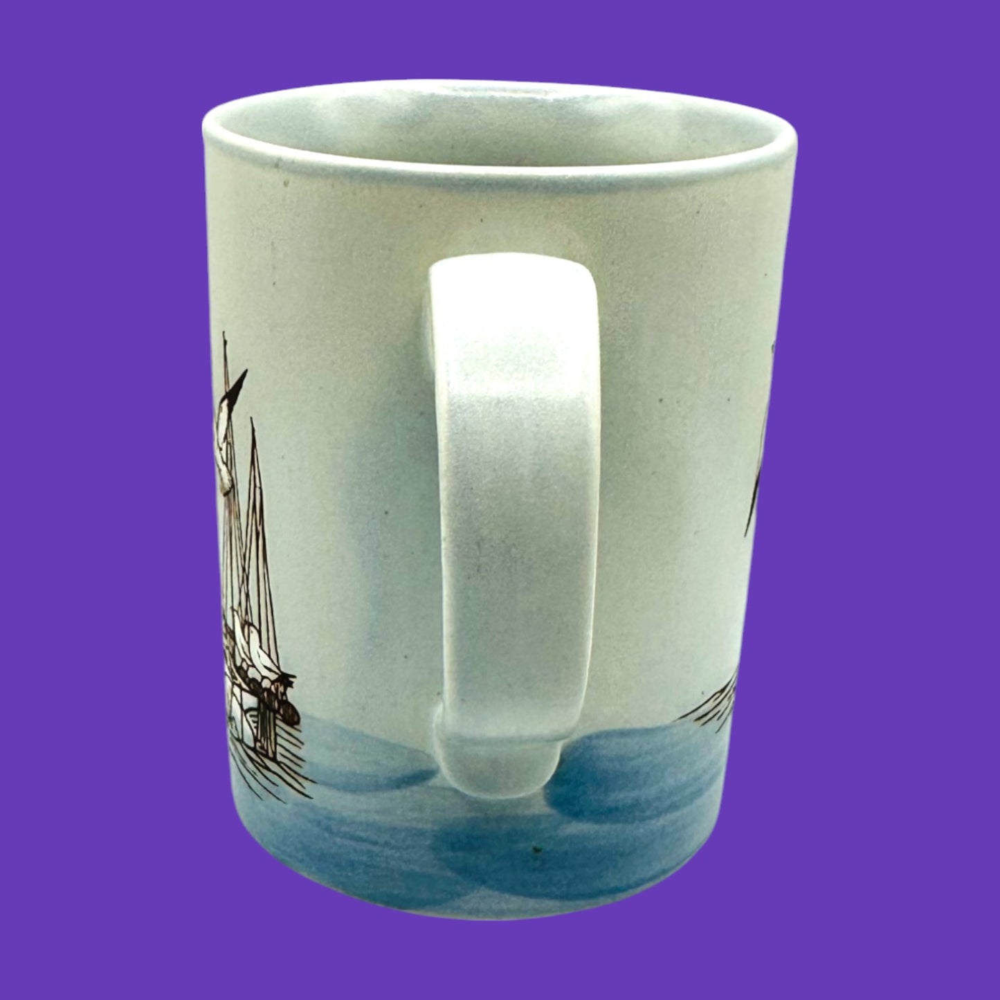 Vintage Otagiri Japan Sailboat Mug – Hand Painted Ceramic Nautical Scene