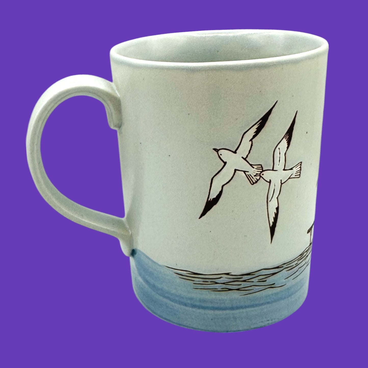 Vintage Otagiri Japan Sailboat Mug – Hand Painted Ceramic Nautical Scene