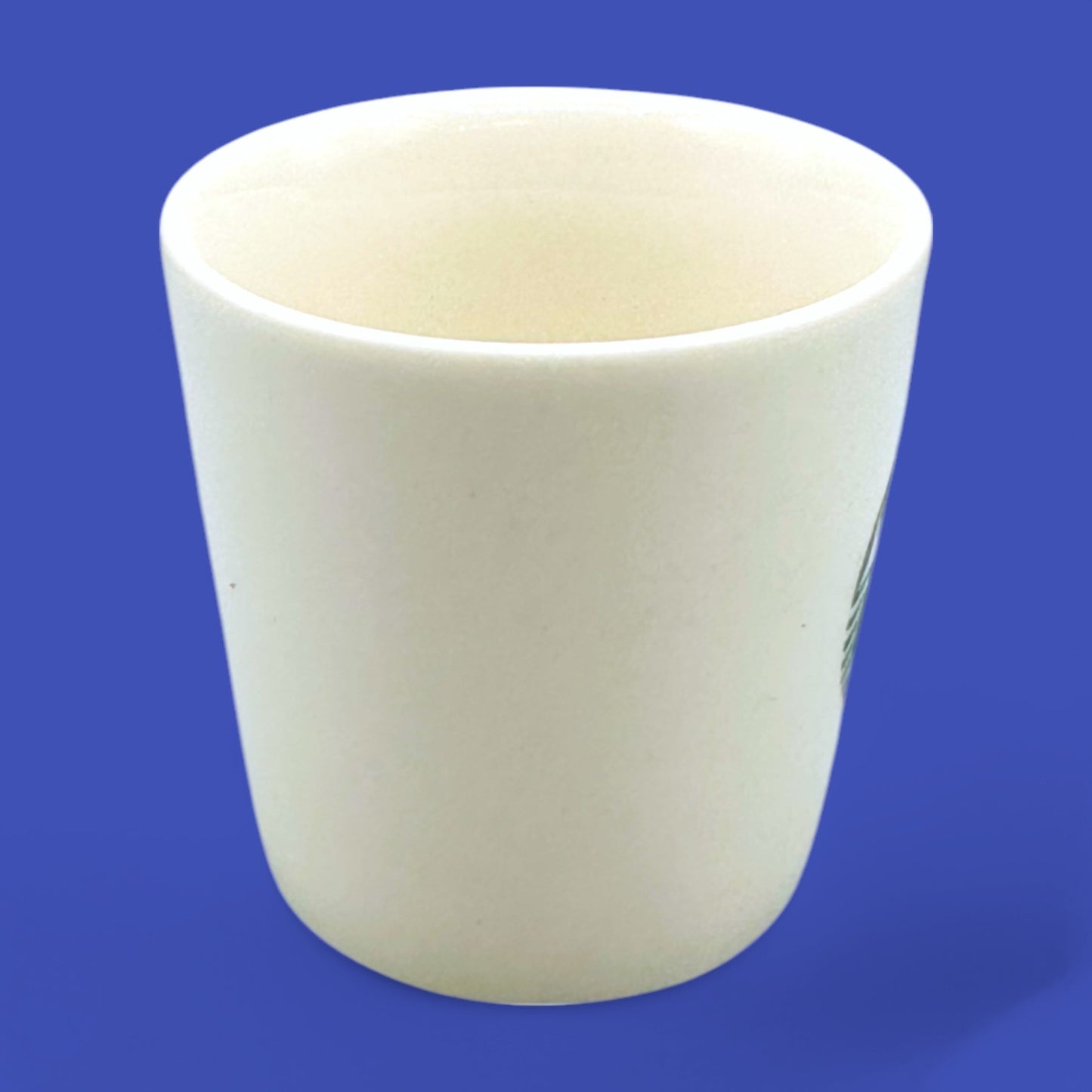 Starbucks White Demitasse Mug – 2015 3oz Espresso Cup with Green Logo