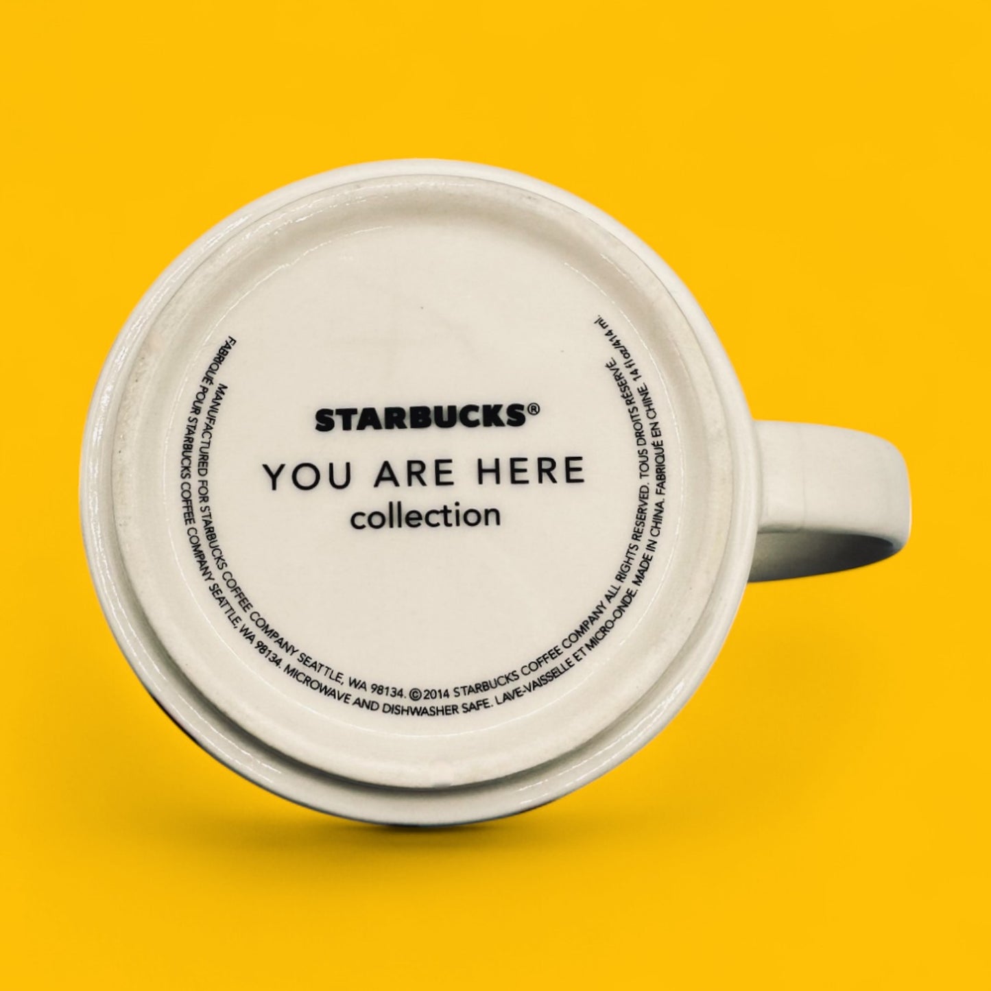 Starbucks Whistler You Are Here mug 14 oz replacement mug