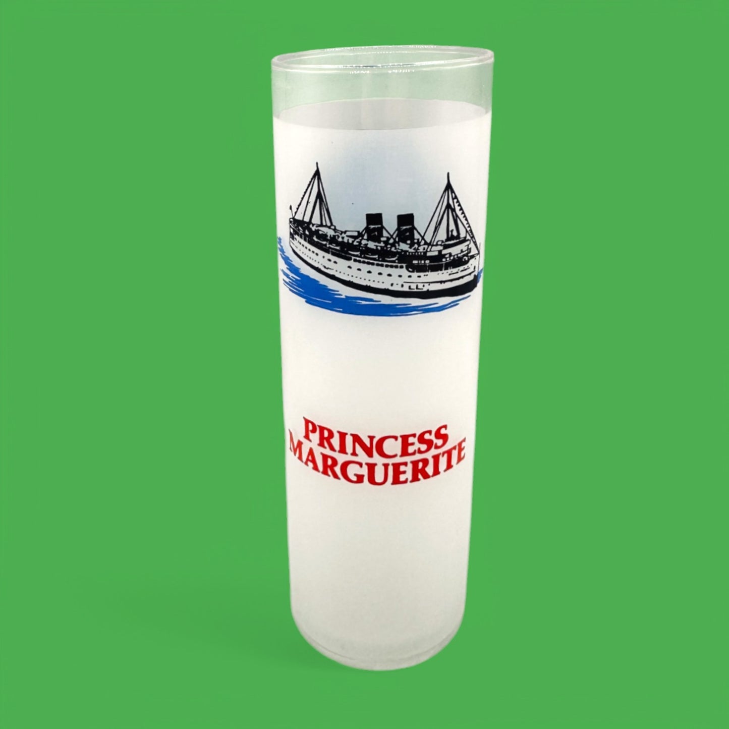 4 Princess Marguerite Highball Glass β Vintage 1978 Steamship Souvenir