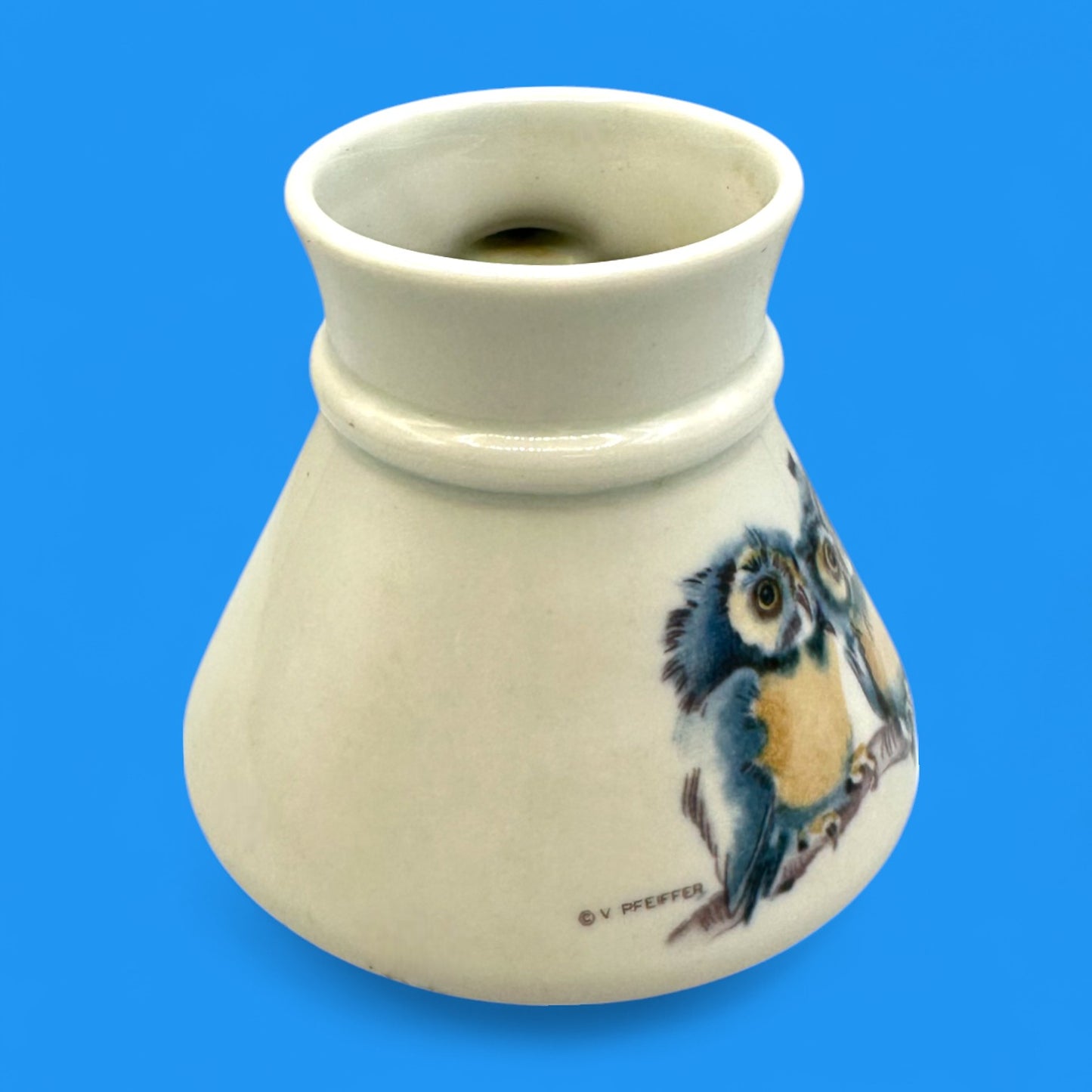 Vintage Otagiri Japan Owl Travel Mug β No Spill Wide Base