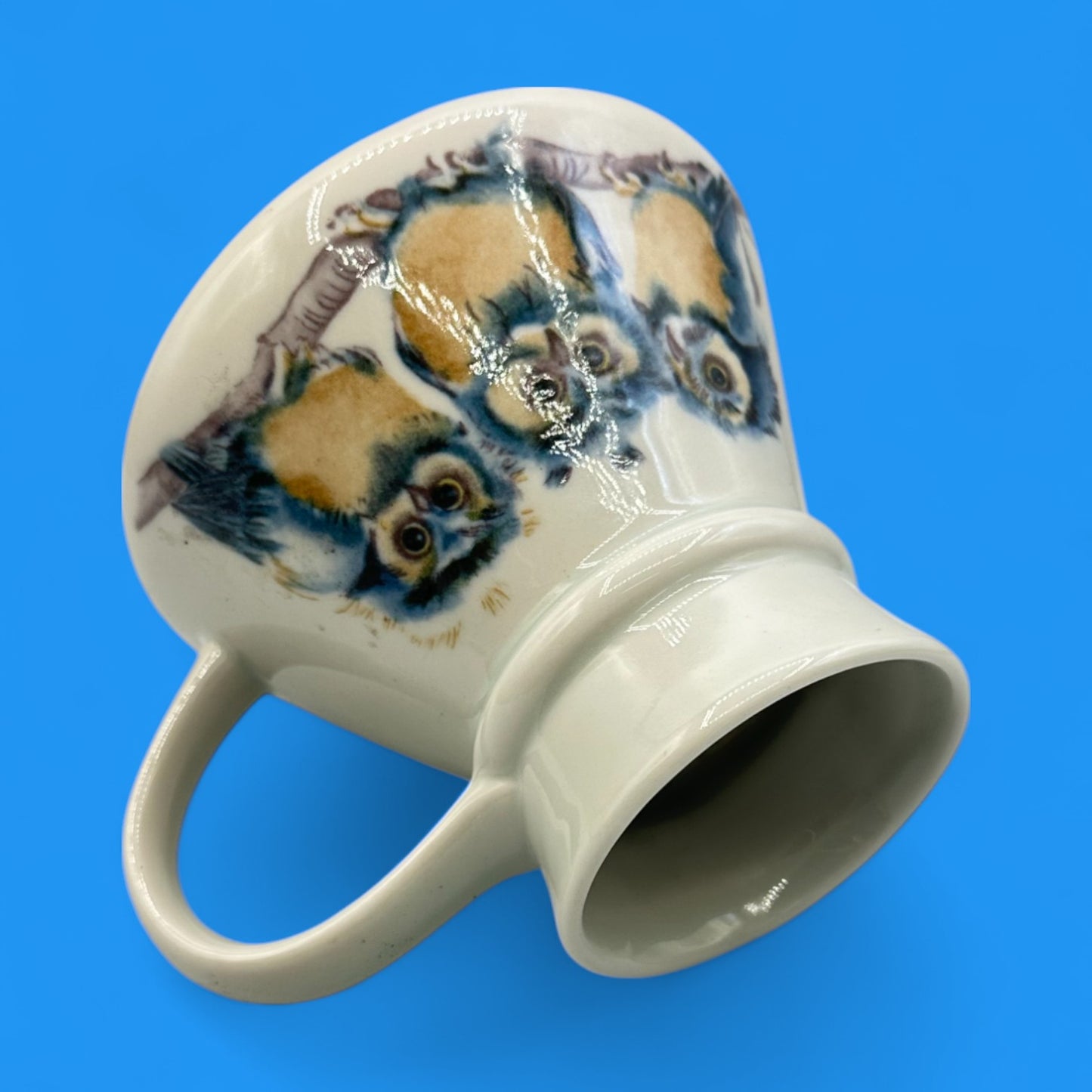 Vintage Otagiri Japan Owl Travel Mug β No Spill Wide Base