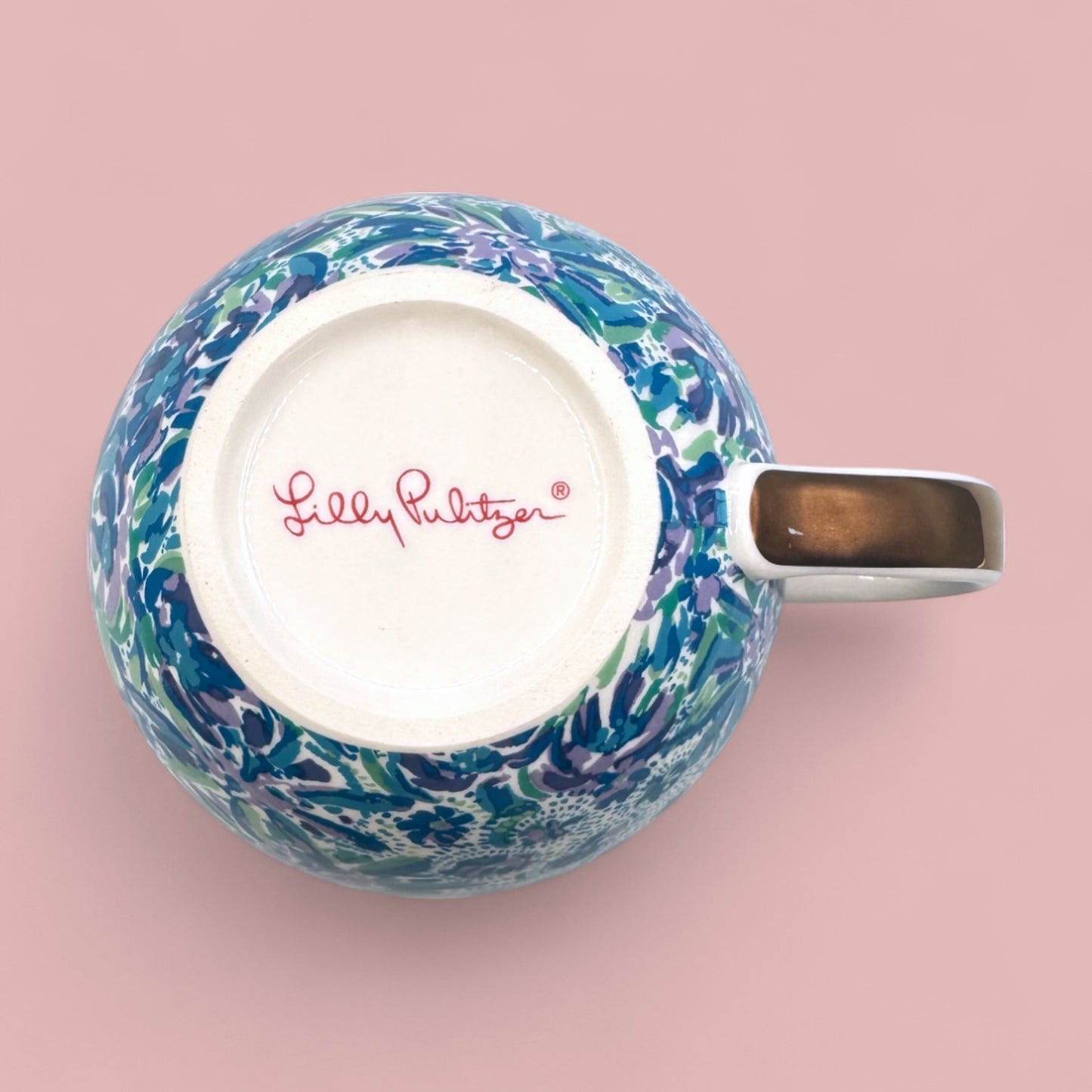Lilly Pulitzer Floral Ceramic Mug with Gold Handle – Anthropologie Replacement Mug