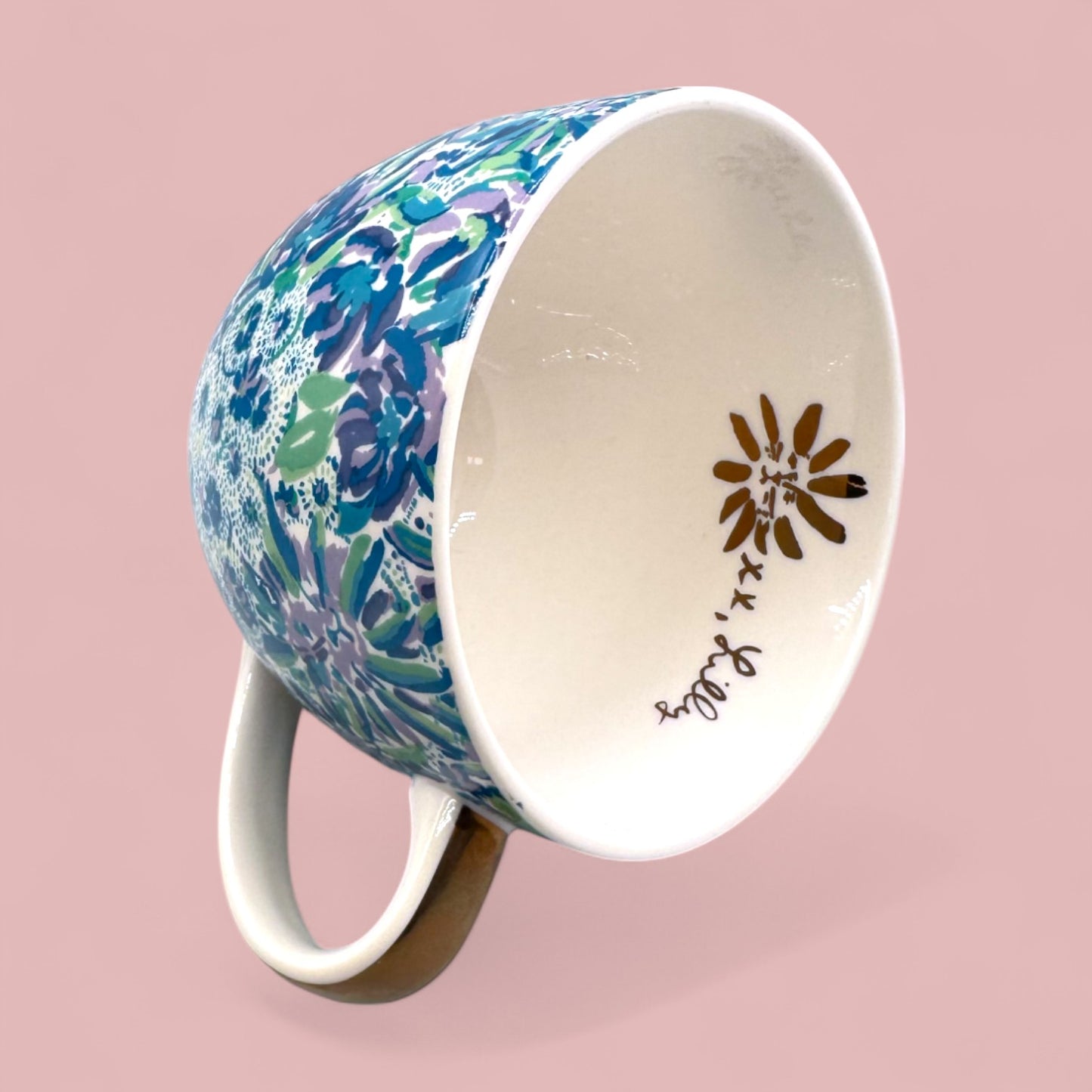 Lilly Pulitzer Floral Ceramic Mug with Gold Handle – Anthropologie Replacement Mug
