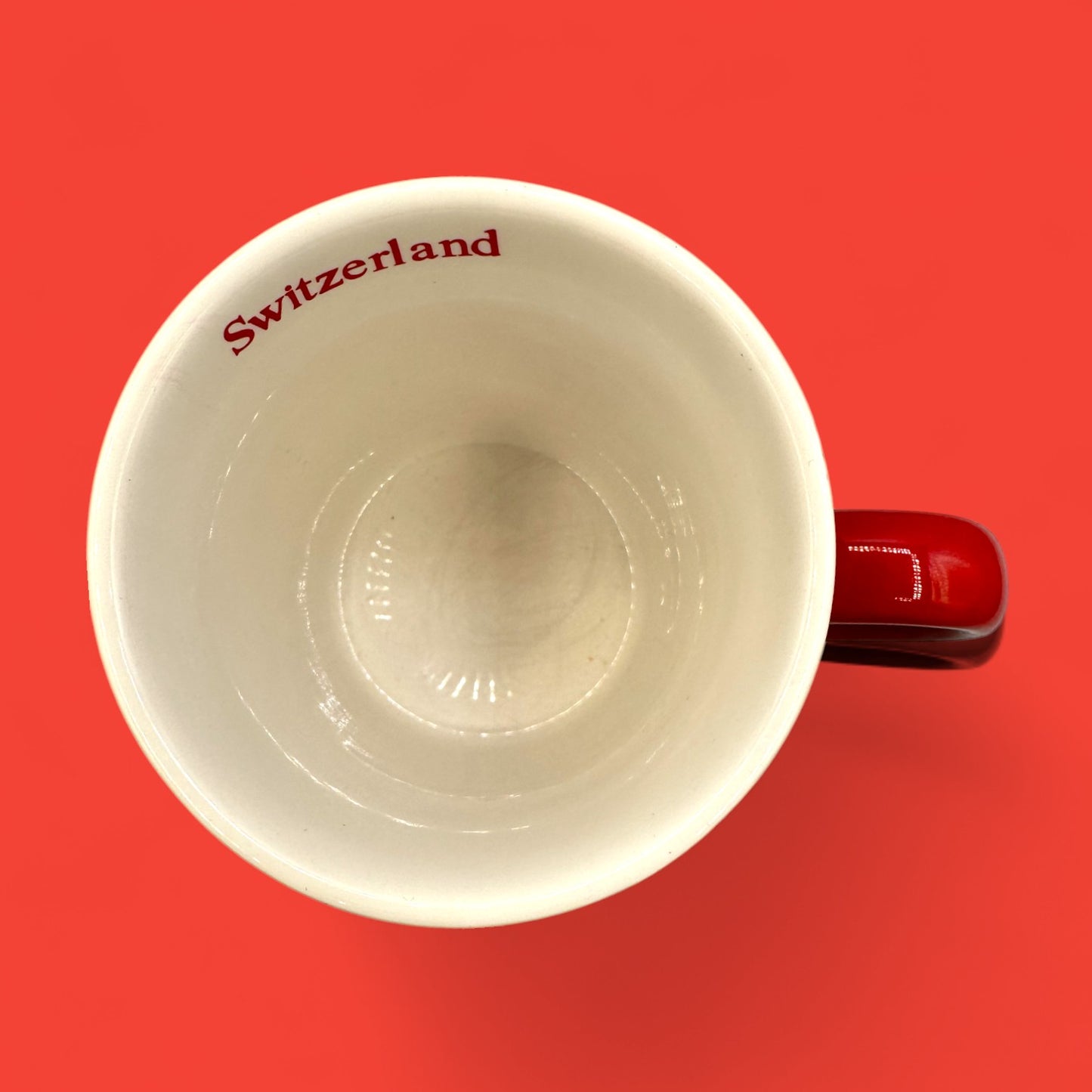 Switzerland Red Mug with White Cross – Replacement Mug