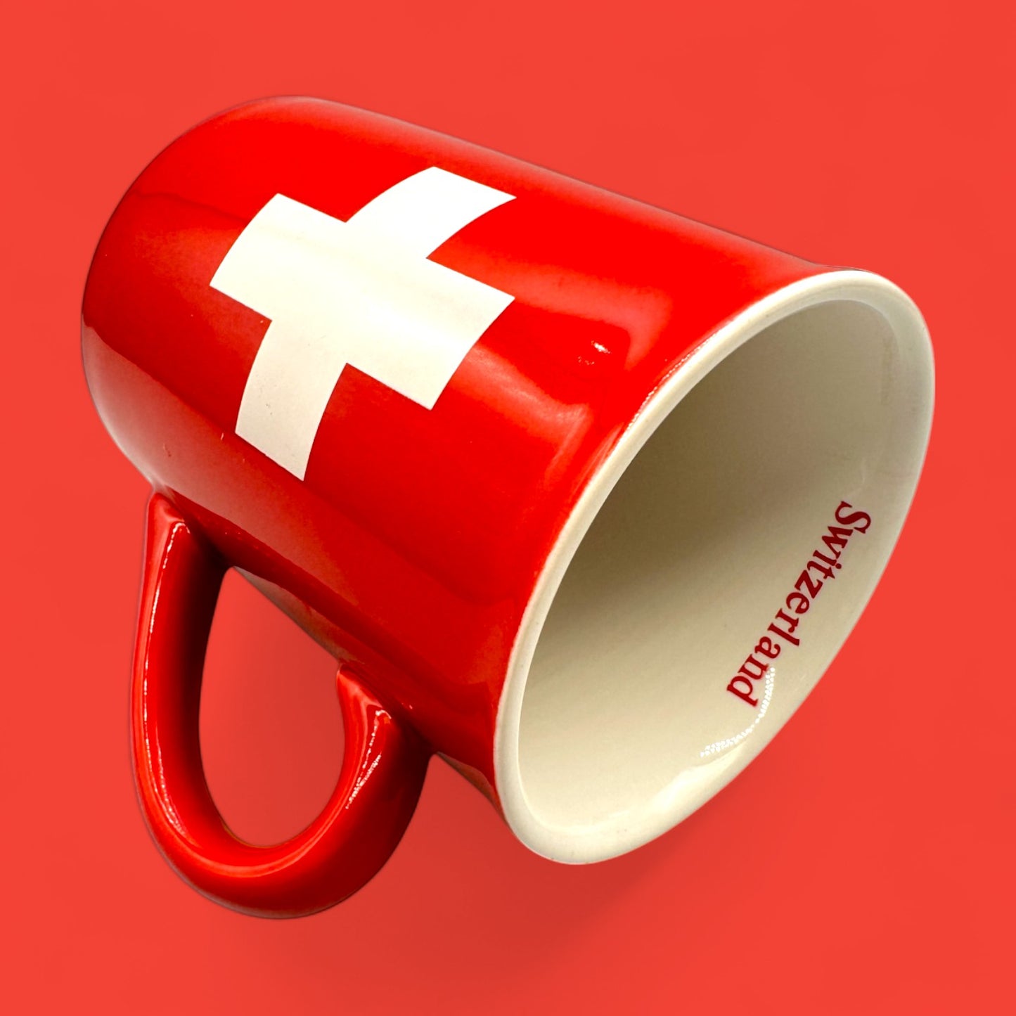 Switzerland Red Mug with White Cross – Replacement Mug