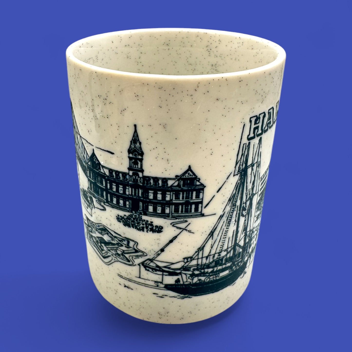 Halifax Canada Souvenir Ceramic Mug – Bluenose II Design – Replacement Mug