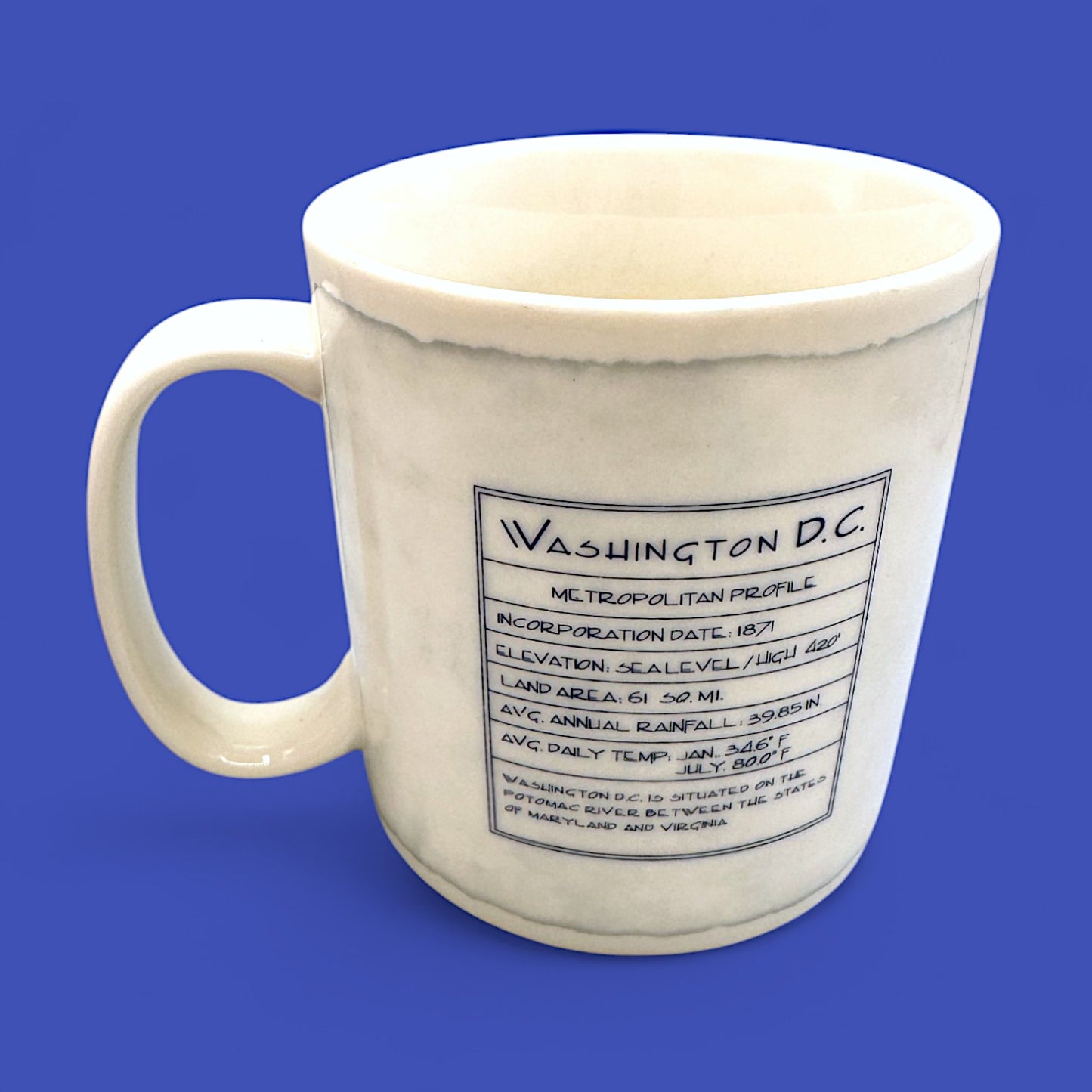 Starbucks Washington DC mug – 2008 Architects Series replacement mug