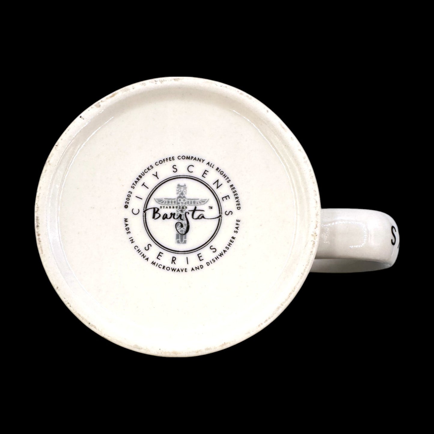 Starbucks Vintage Vancouver Bug – 2003 City Scenes Barista Series Replacement Mug