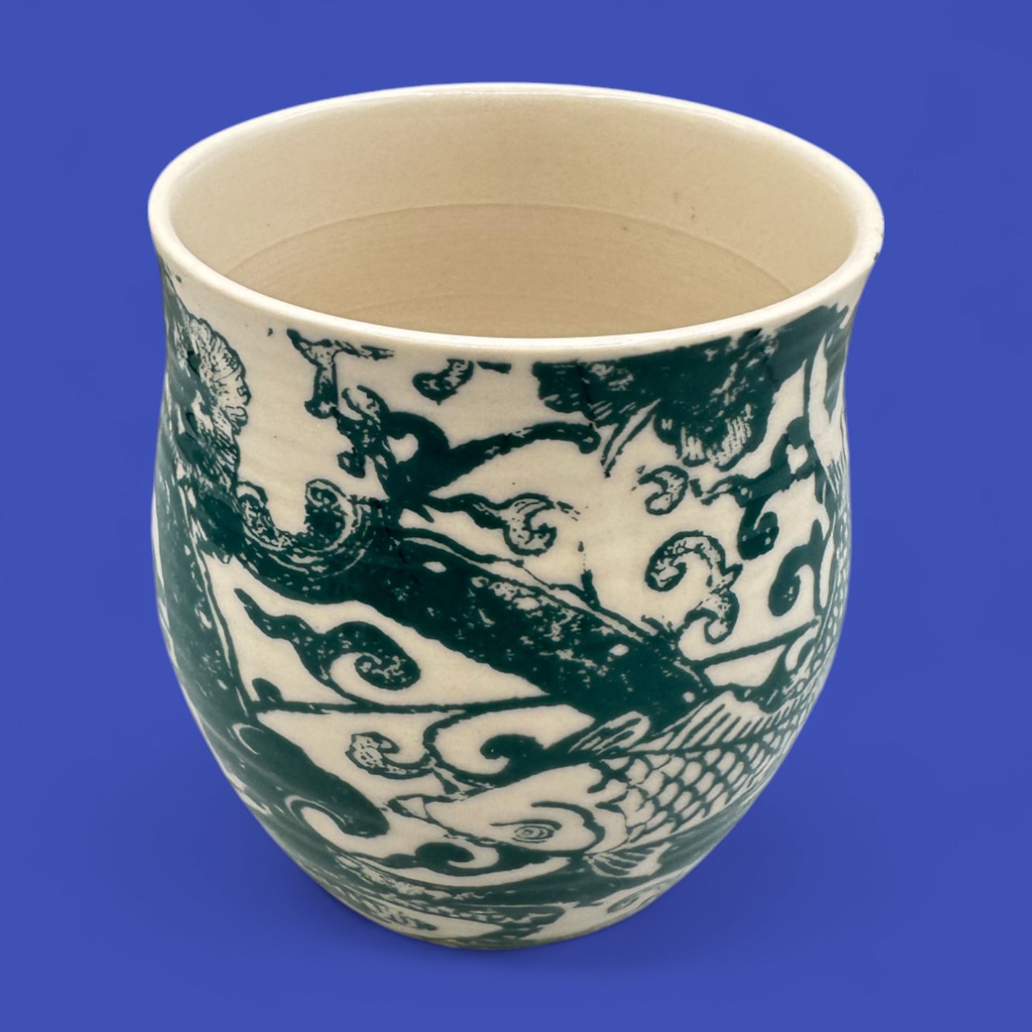 Anthropologie Monogram “B” Floral Mug – Curved Ceramic Initial Replacement Mug