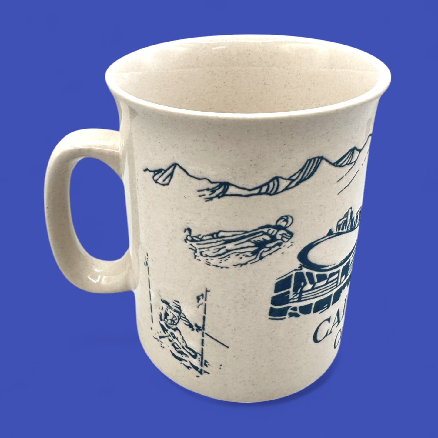 Calgary Canada souvenir mug – vintage skyline replacement mug