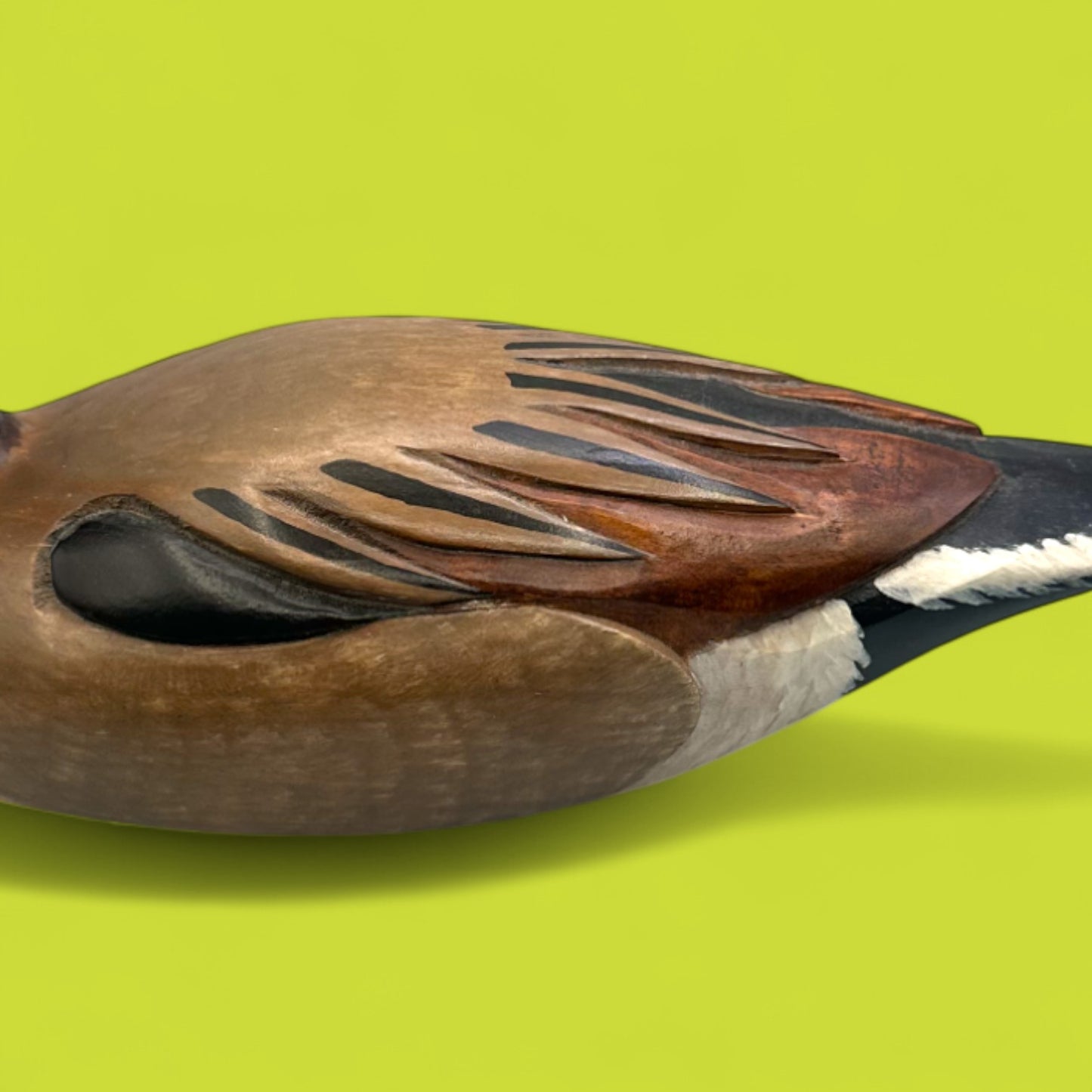 Vintage Pintail Duck Decoy – Hand Carved & Painted, Signed 1982