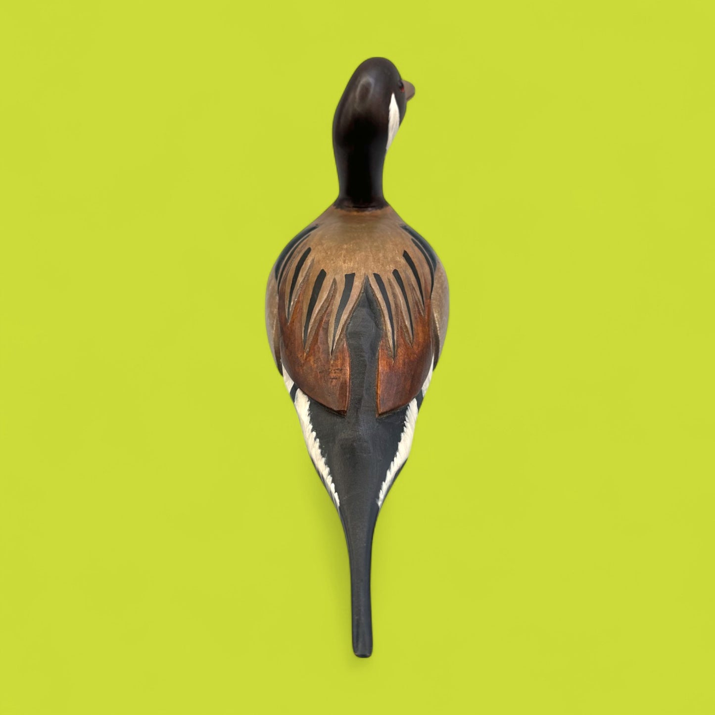 Vintage Pintail Duck Decoy – Hand Carved & Painted, Signed 1982