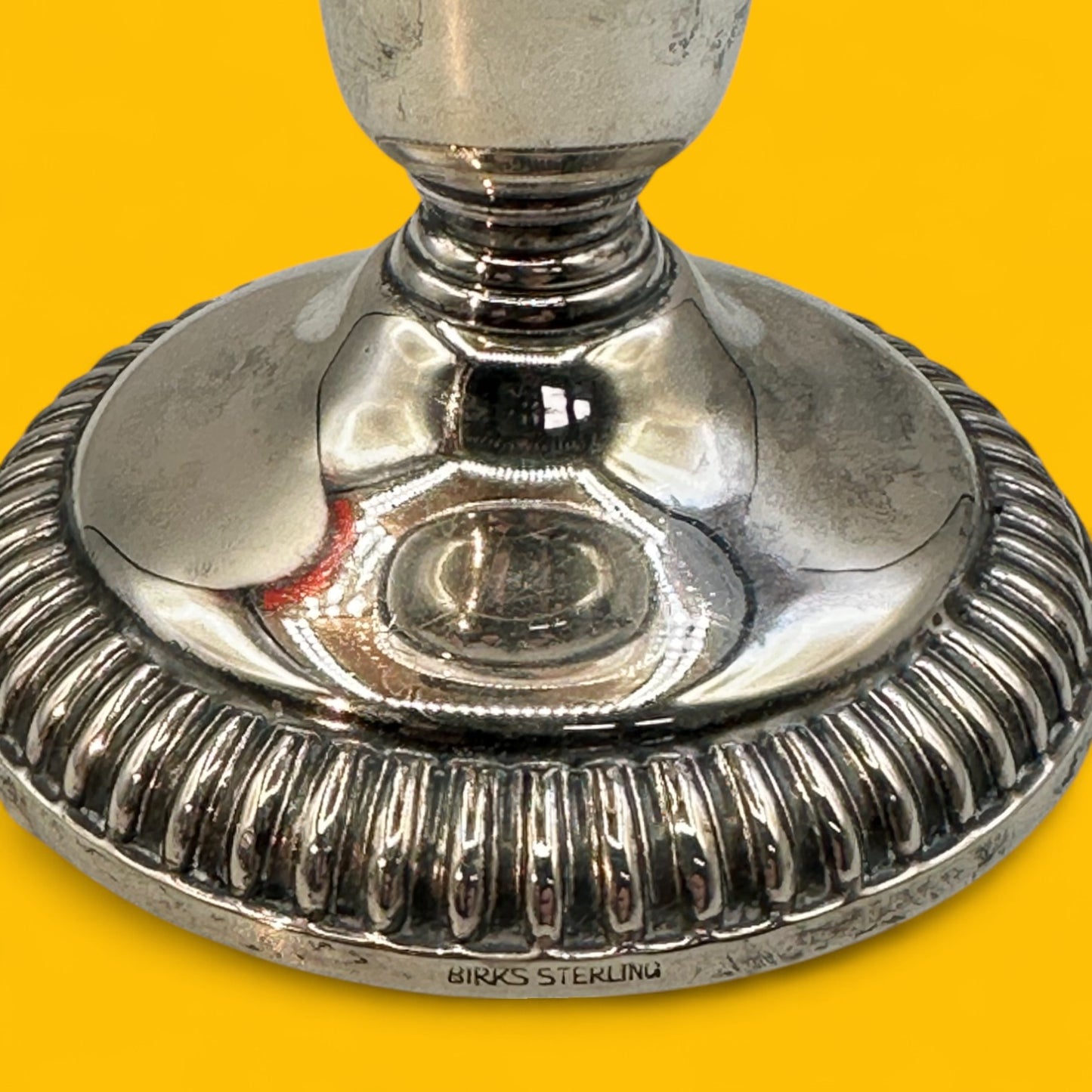 Vintage Birks Sterling Silver Hurricane Candleholder