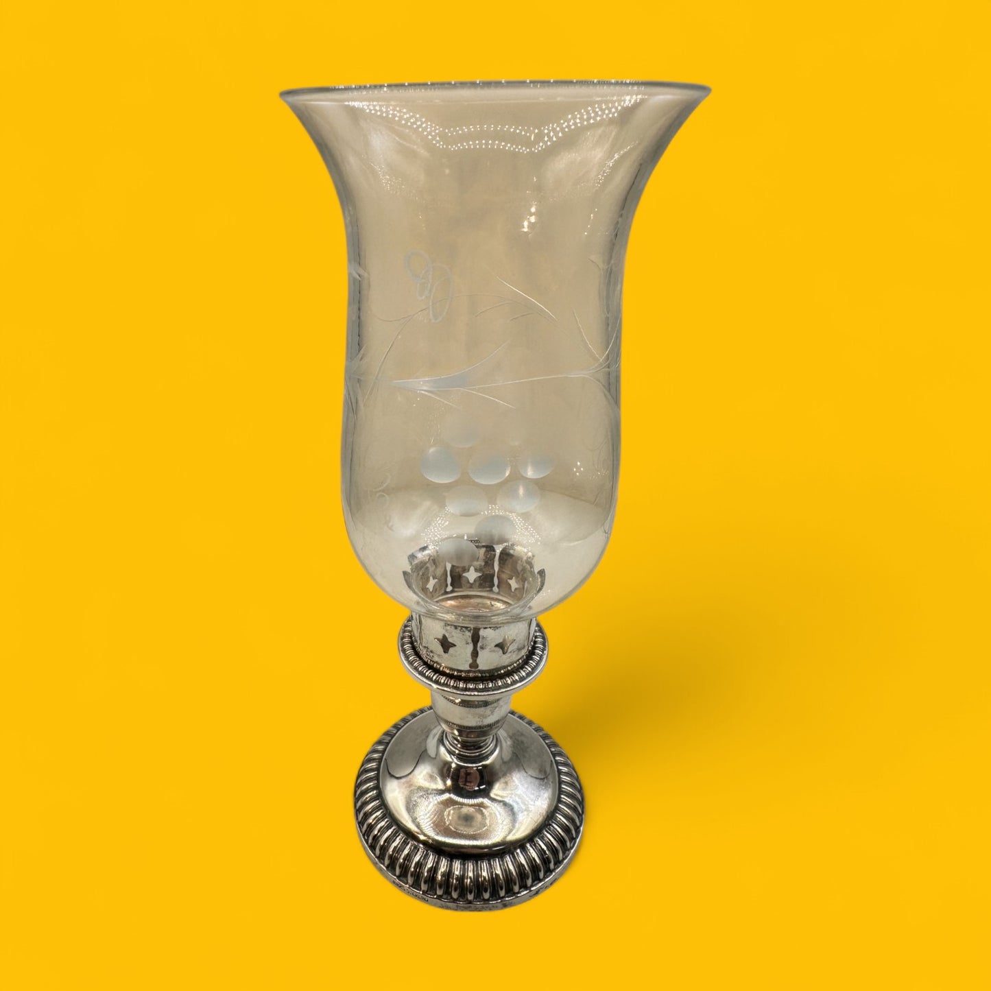 Vintage Birks Sterling Silver Hurricane Candleholder