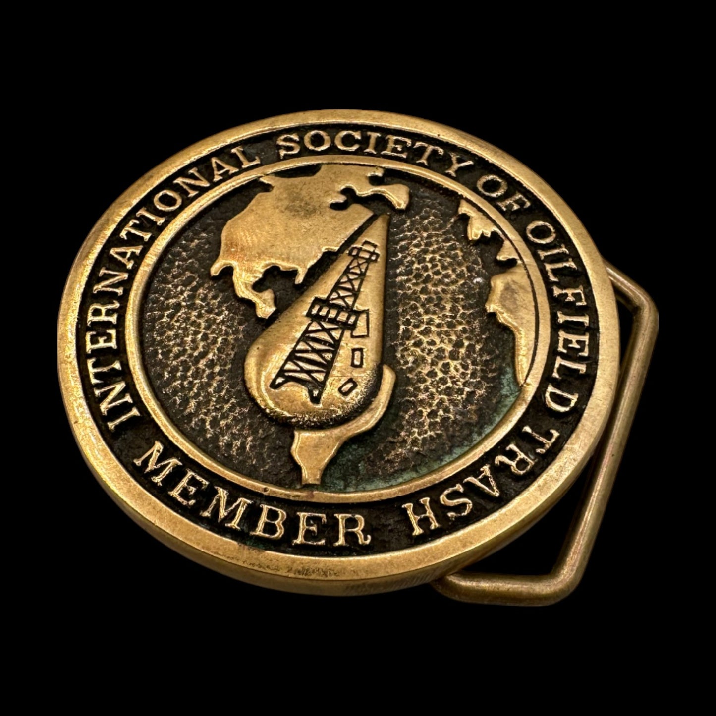 Vintage Oilfield Trash Brass Belt Buckle – BTS USA Member Edition