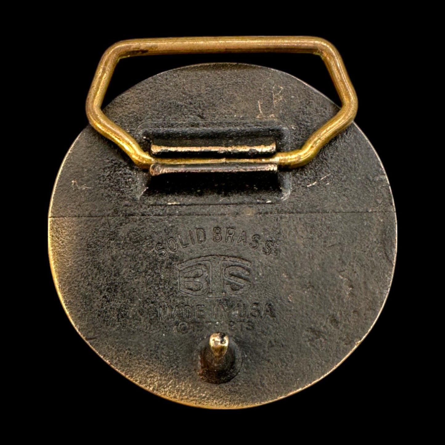Vintage Oilfield Trash Brass Belt Buckle – BTS USA Member Edition
