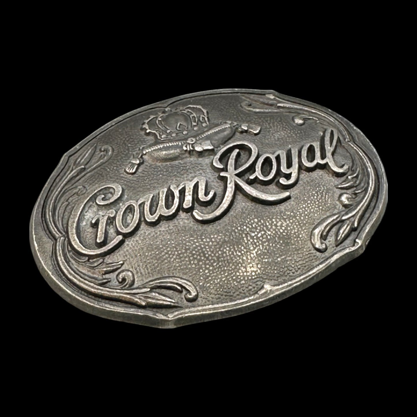 Vintage Crown Whiskey Royal Belt Buckle