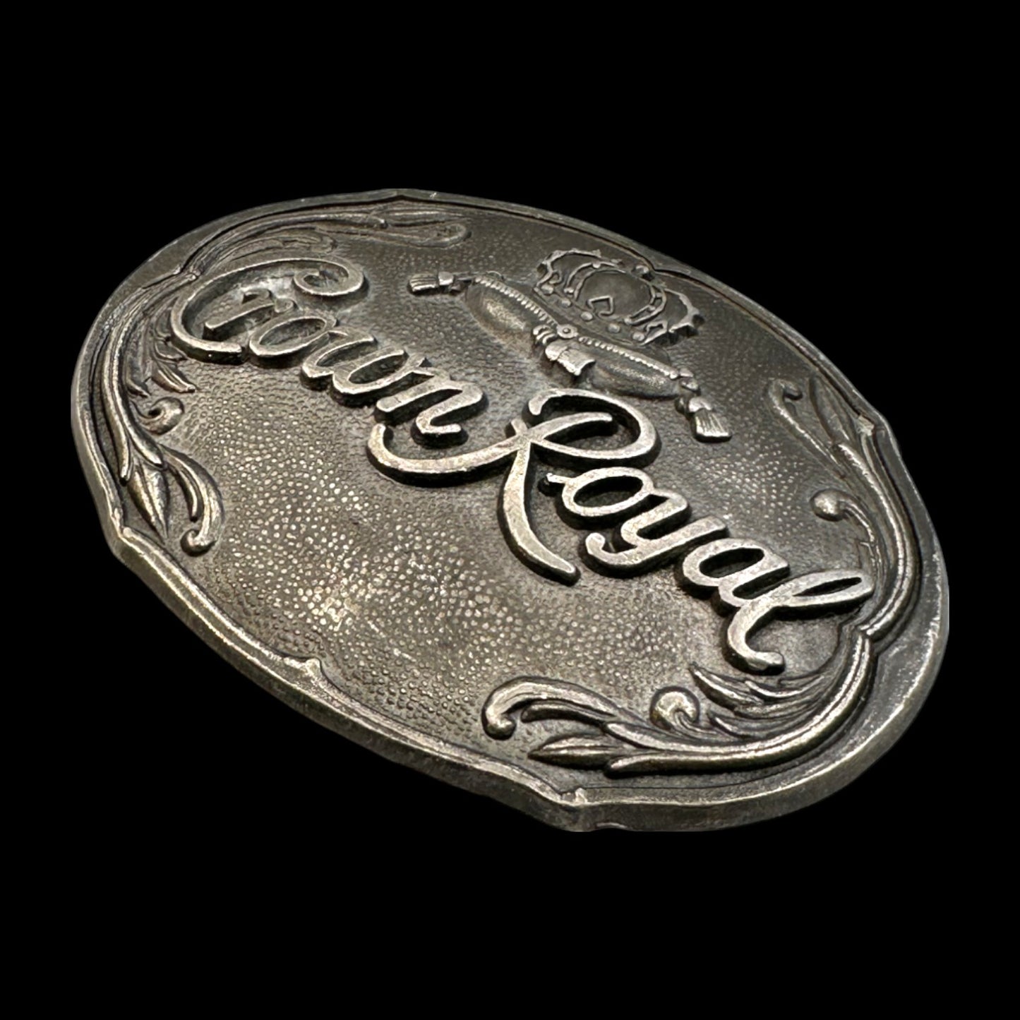 Vintage Crown Whiskey Royal Belt Buckle
