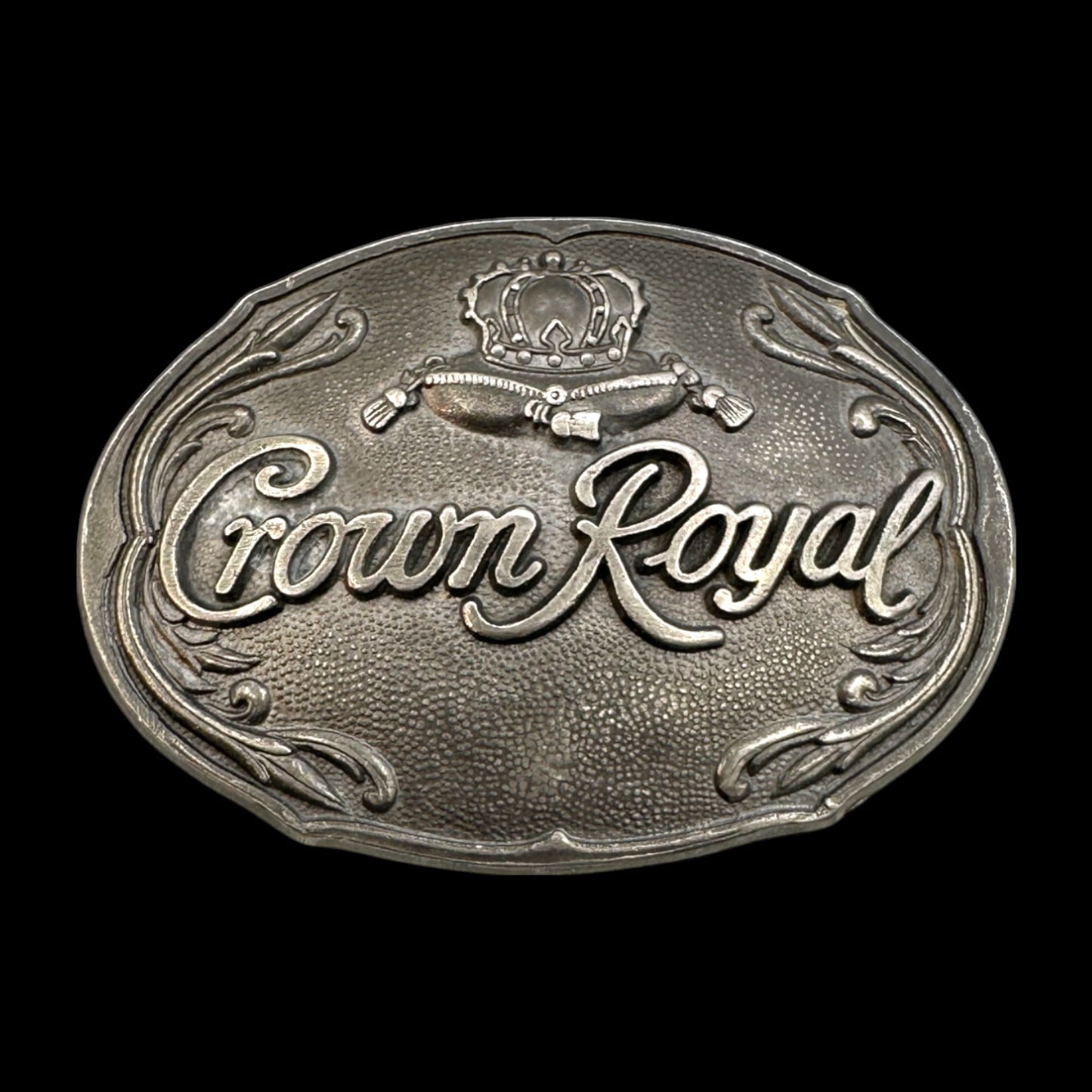 Vintage Crown Whiskey Royal Belt Buckle