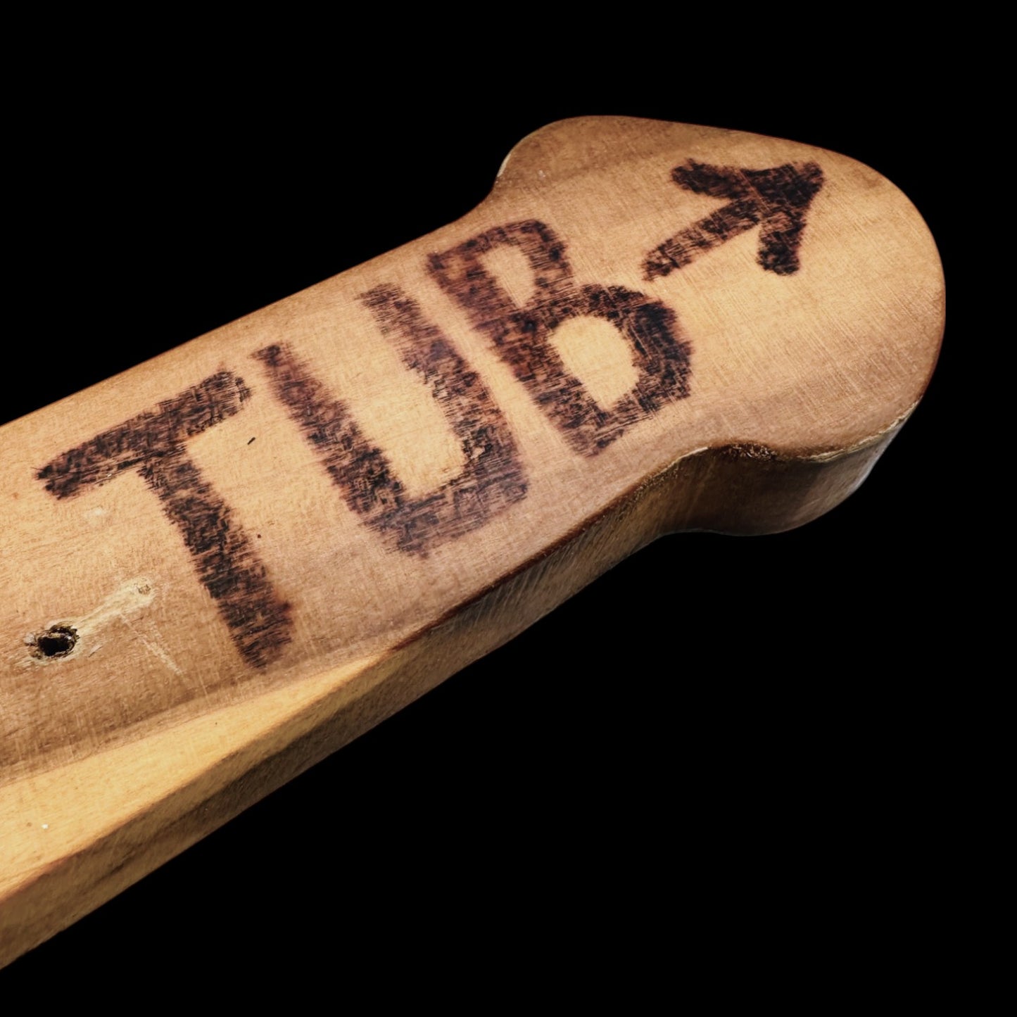Vintage Tacky Wooden Hot Tub Penis Direction Sign