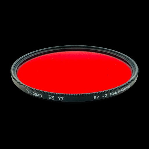 Heliopan Red 25 Lens Filter ES 77MM Filter / 8X -3 / Made in Germany - Photography