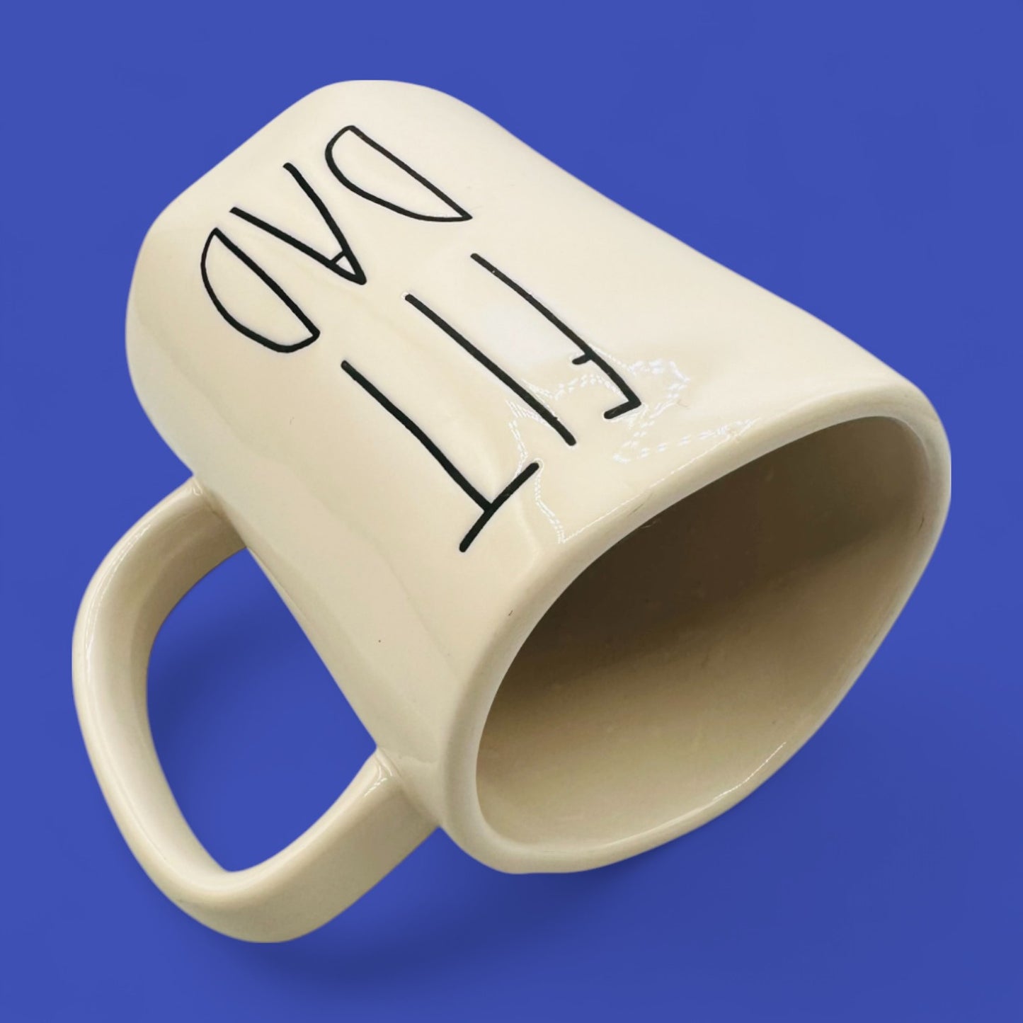 Rae Dunn Fit Dad mug – tall artisan ceramic replacement mug