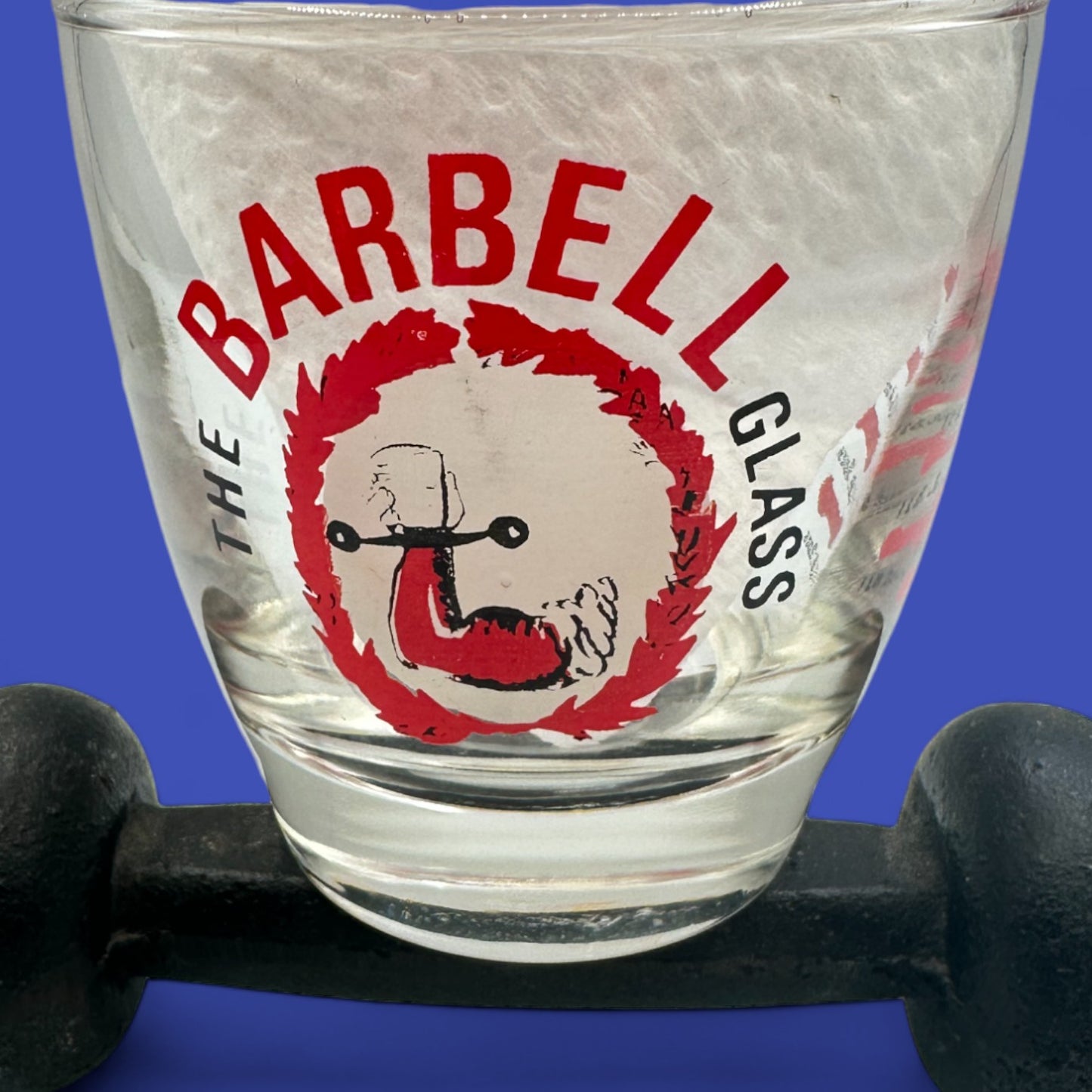 Vintage Barbell Glass from Centennial Commission – Rare Canadian Barware