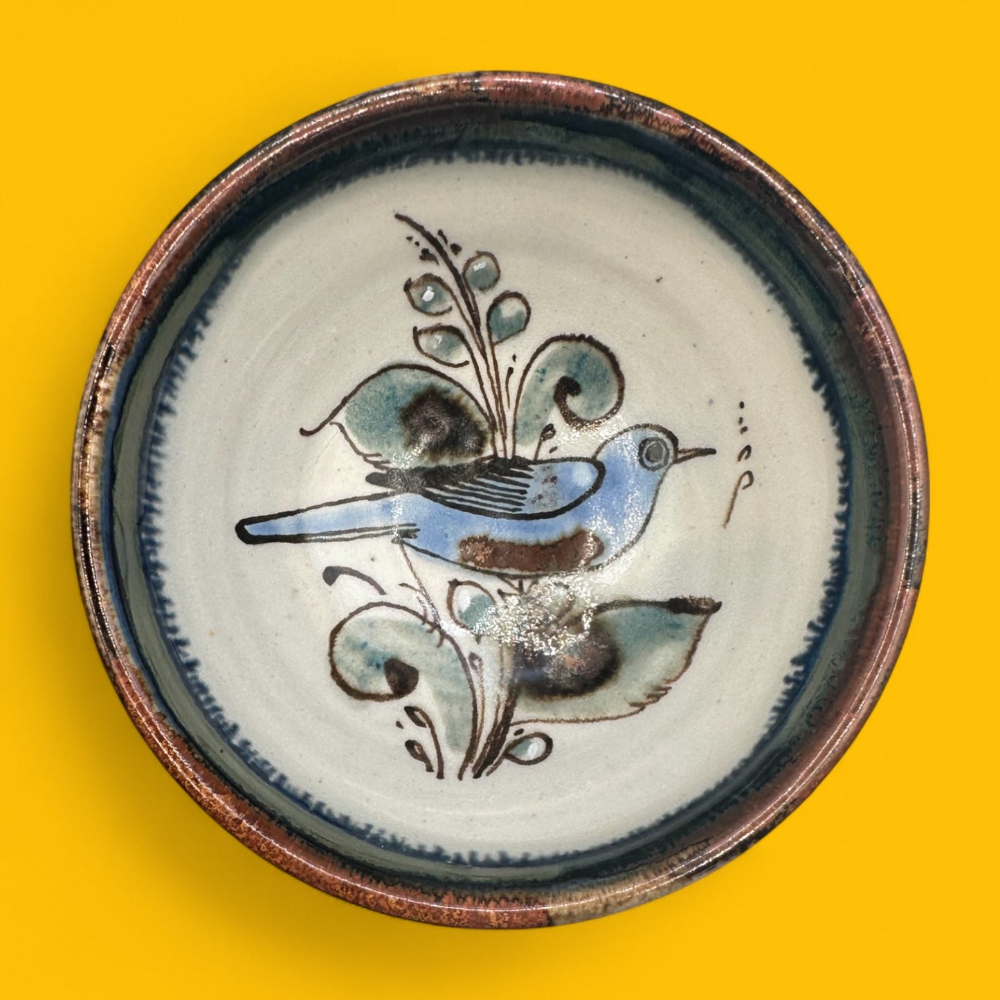 Handmade Ken Edwards Mexican Pottery Bowls – Tonala, Mexico