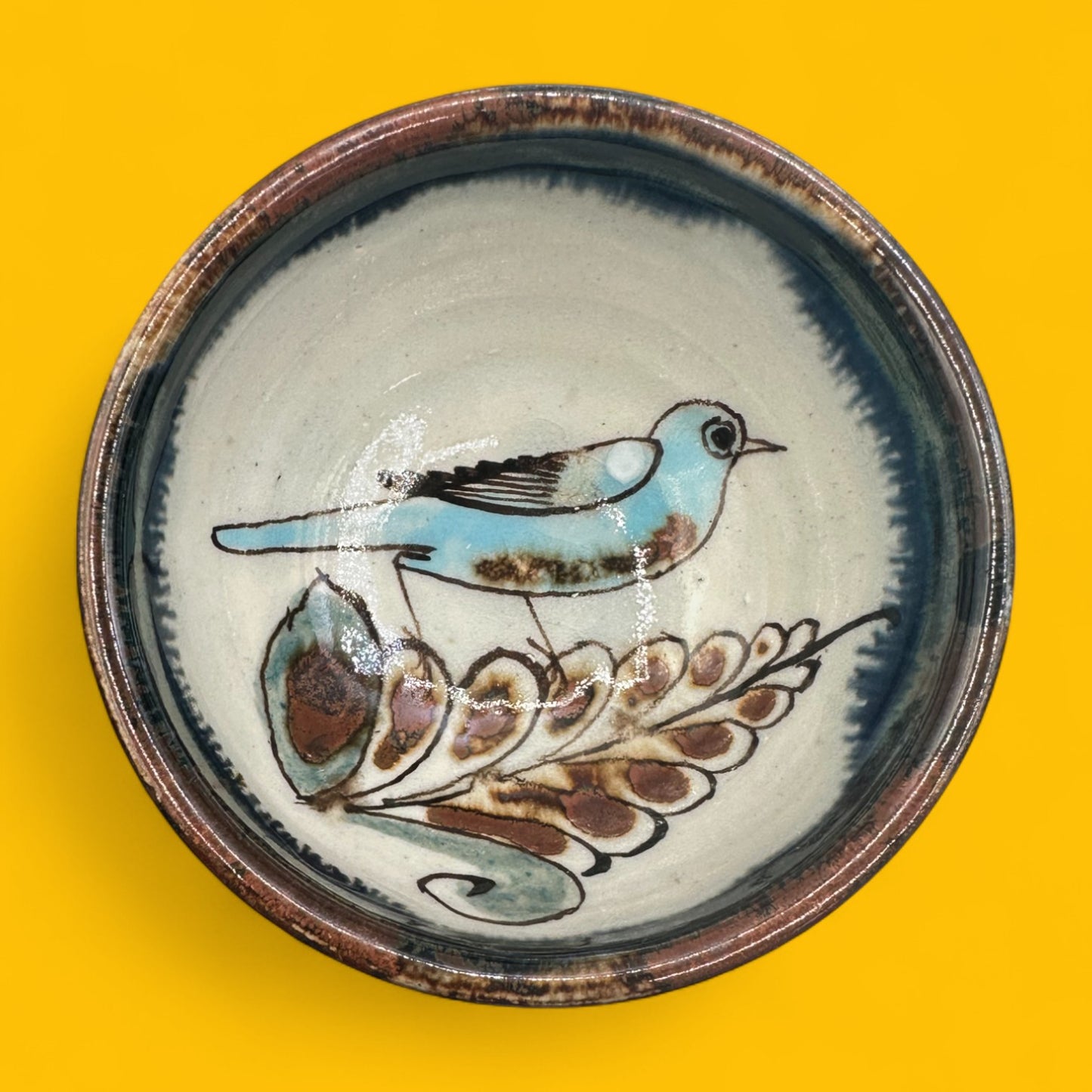 Handmade Ken Edwards Mexican Pottery Bowls – Tonala, Mexico